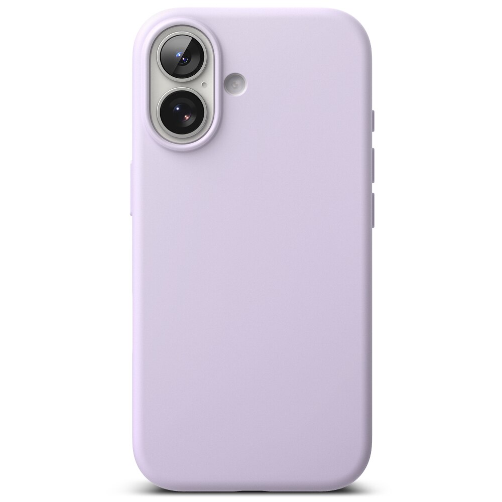 Silicone Magnetic Case iPhone 17 Light Purple