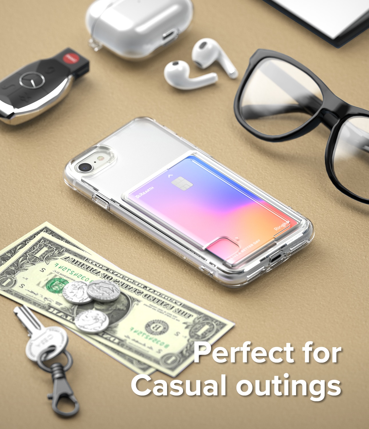 Fusion Card Case iPhone SE (2022) Clear