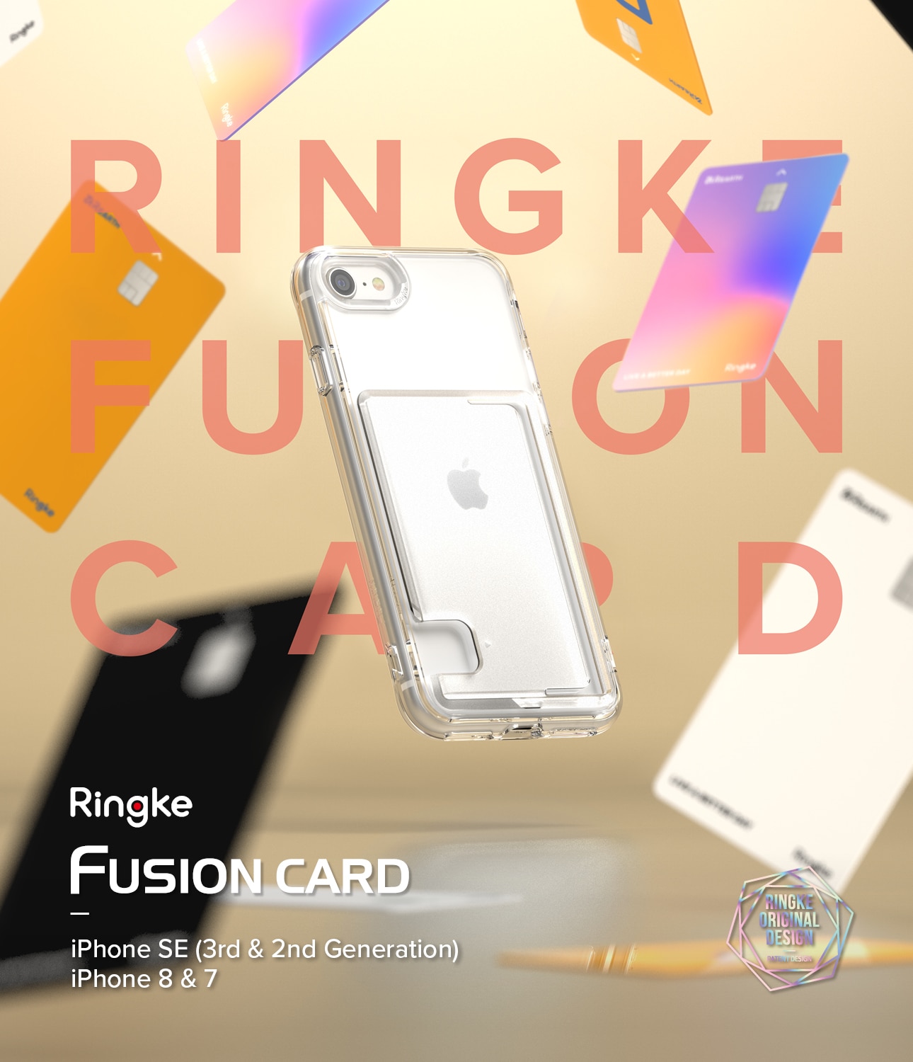 Fusion Card Case iPhone 8 Clear