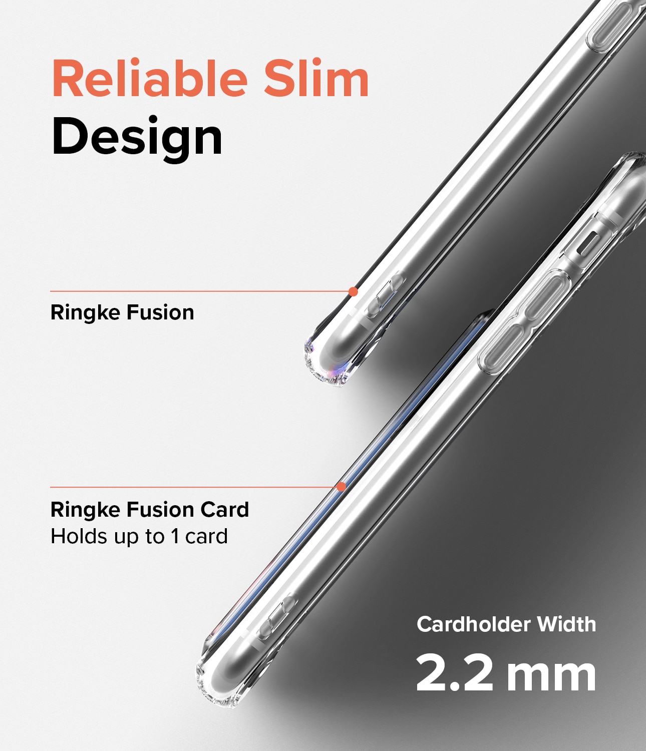 Fusion Card Case iPhone SE (2022) Clear