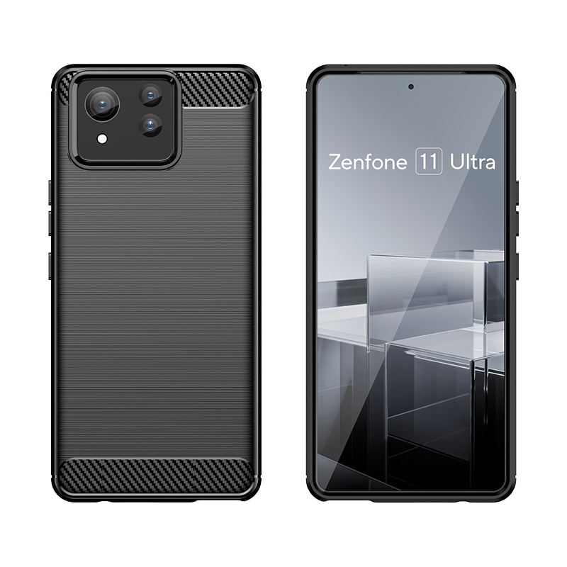 Asus Zenfone 11 Ultra Kuori TPU Brushed Black