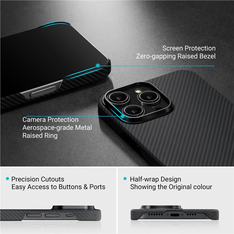 iPhone 14 Pro Kuori MagEZ Case 3 600D Black/Grey