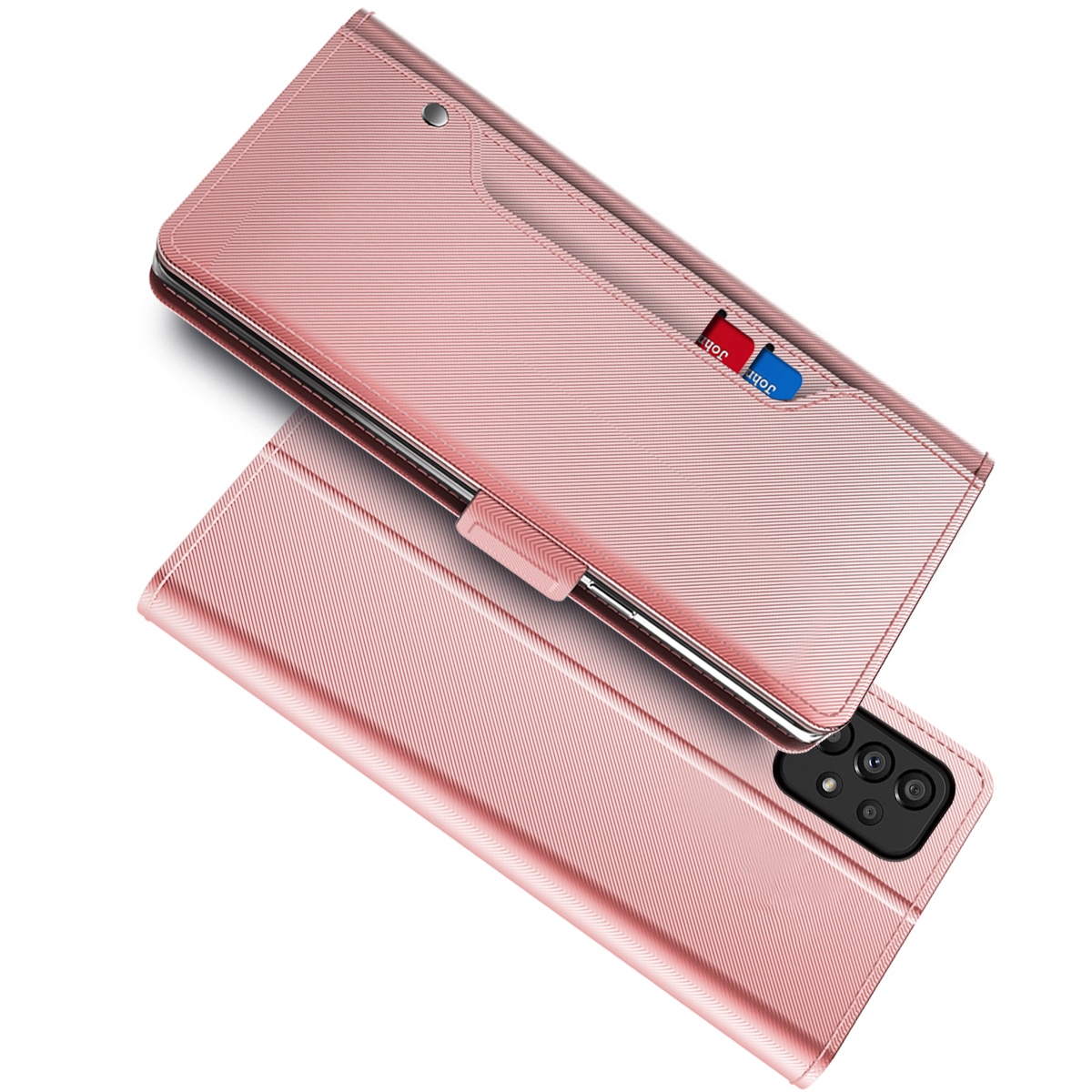 Suojakotelo Peili Samsung Galaxy A53 Vaaleanpunainen
