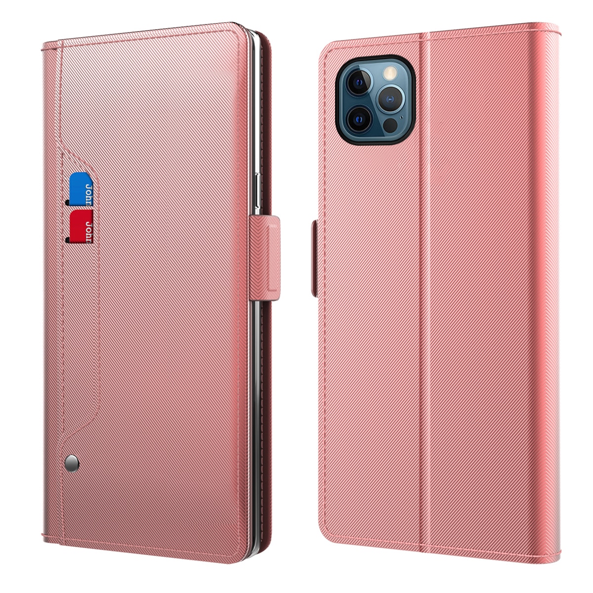 Suojakotelo Peili iPhone 13 Pro Vaaleanpunainen