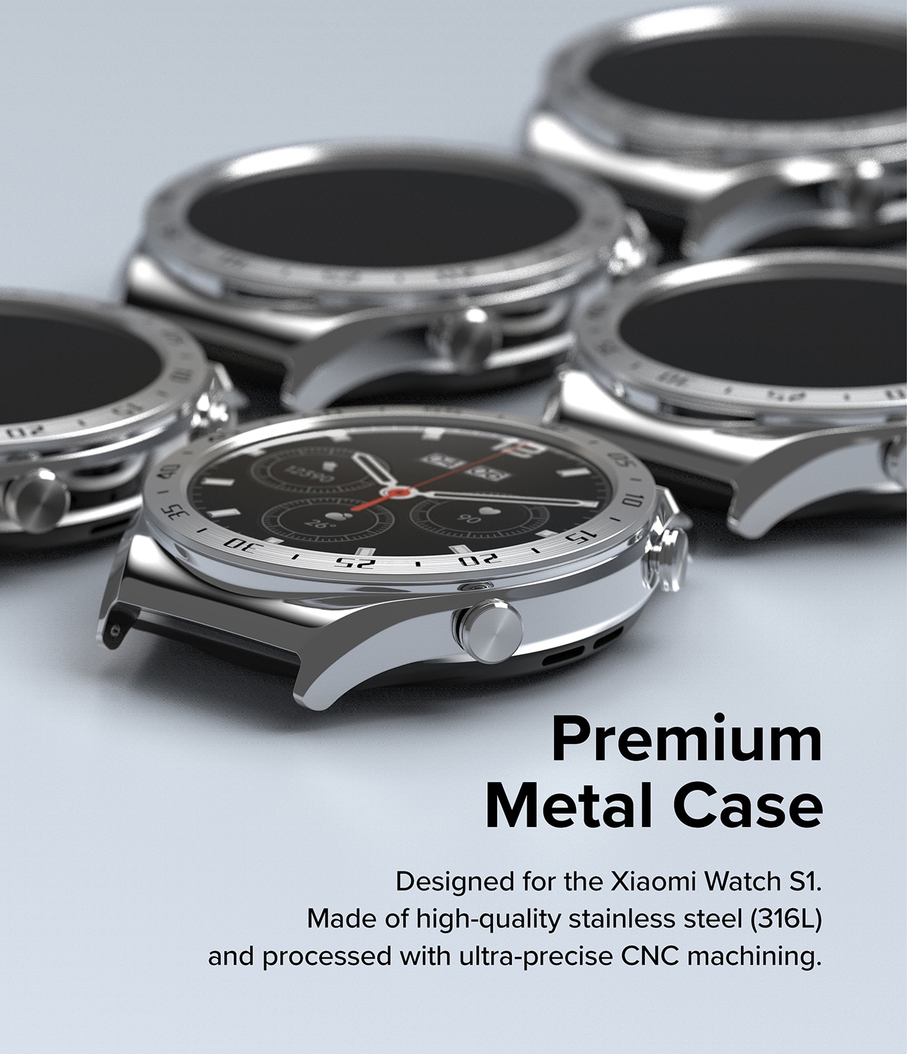 Bezel Styling Xiaomi Watch S1 Silver
