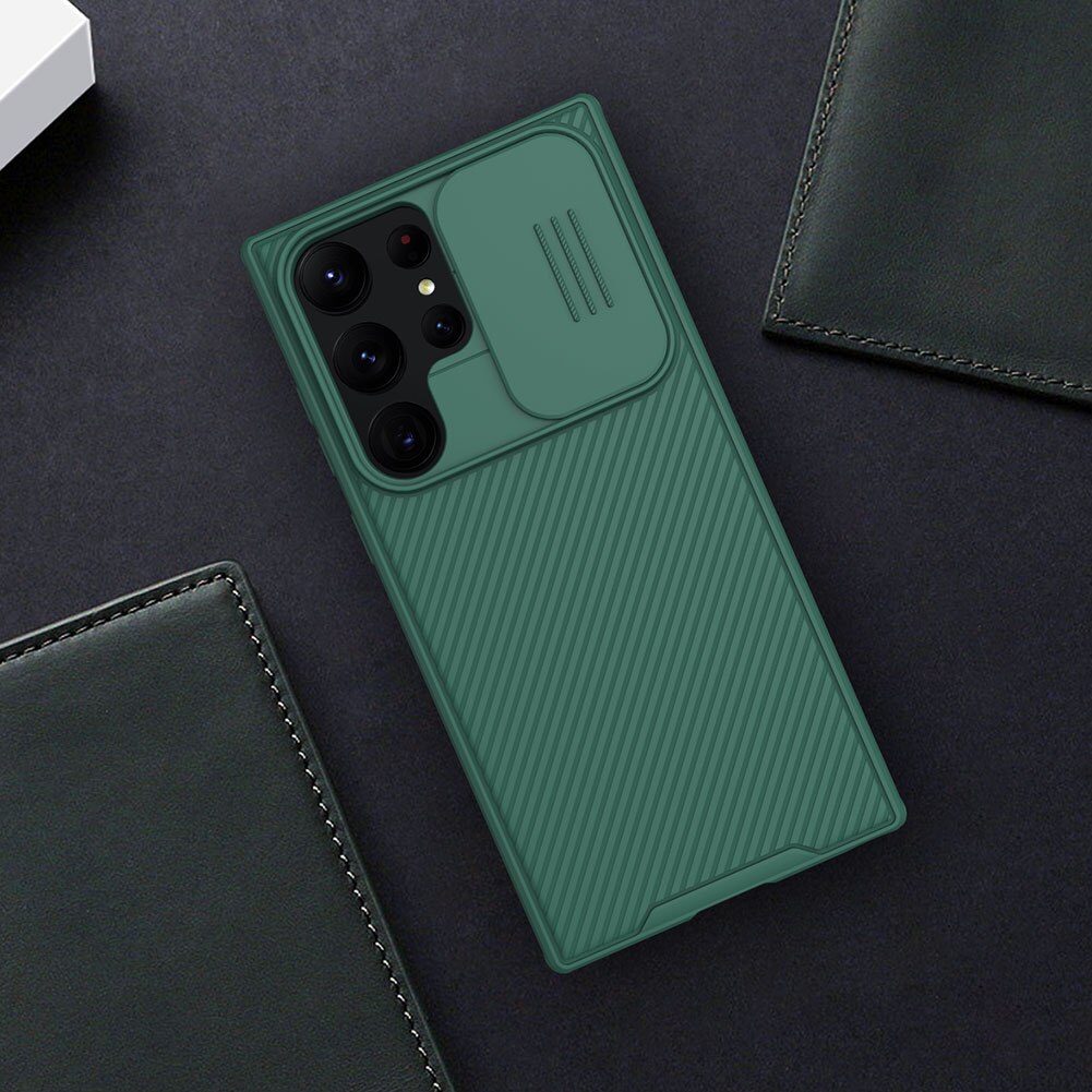 CamShield Kuori Samsung Galaxy S23 Ultra Vihreä