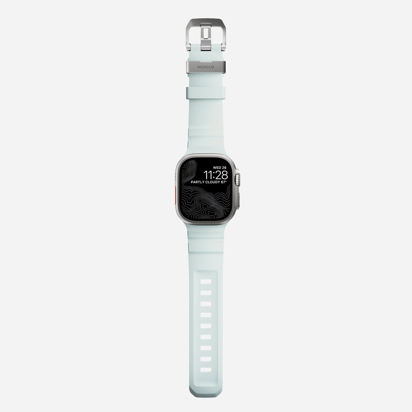 Apple Watch Series 1-3 42mm Rocky Point Band Icy Blue Glow (Black Hardware) - Limited edition