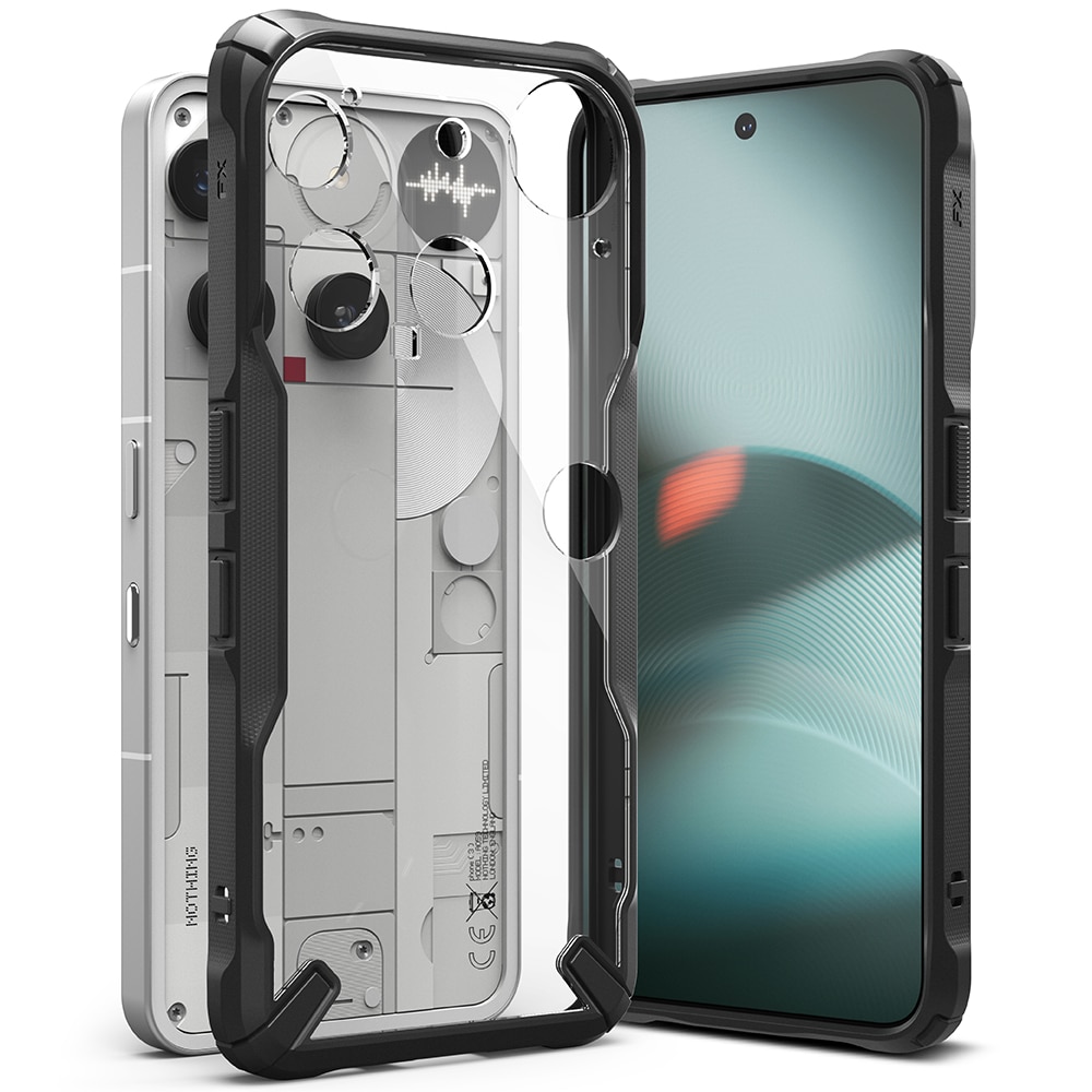 Fusion X Case Nothing Phone 3 Musta