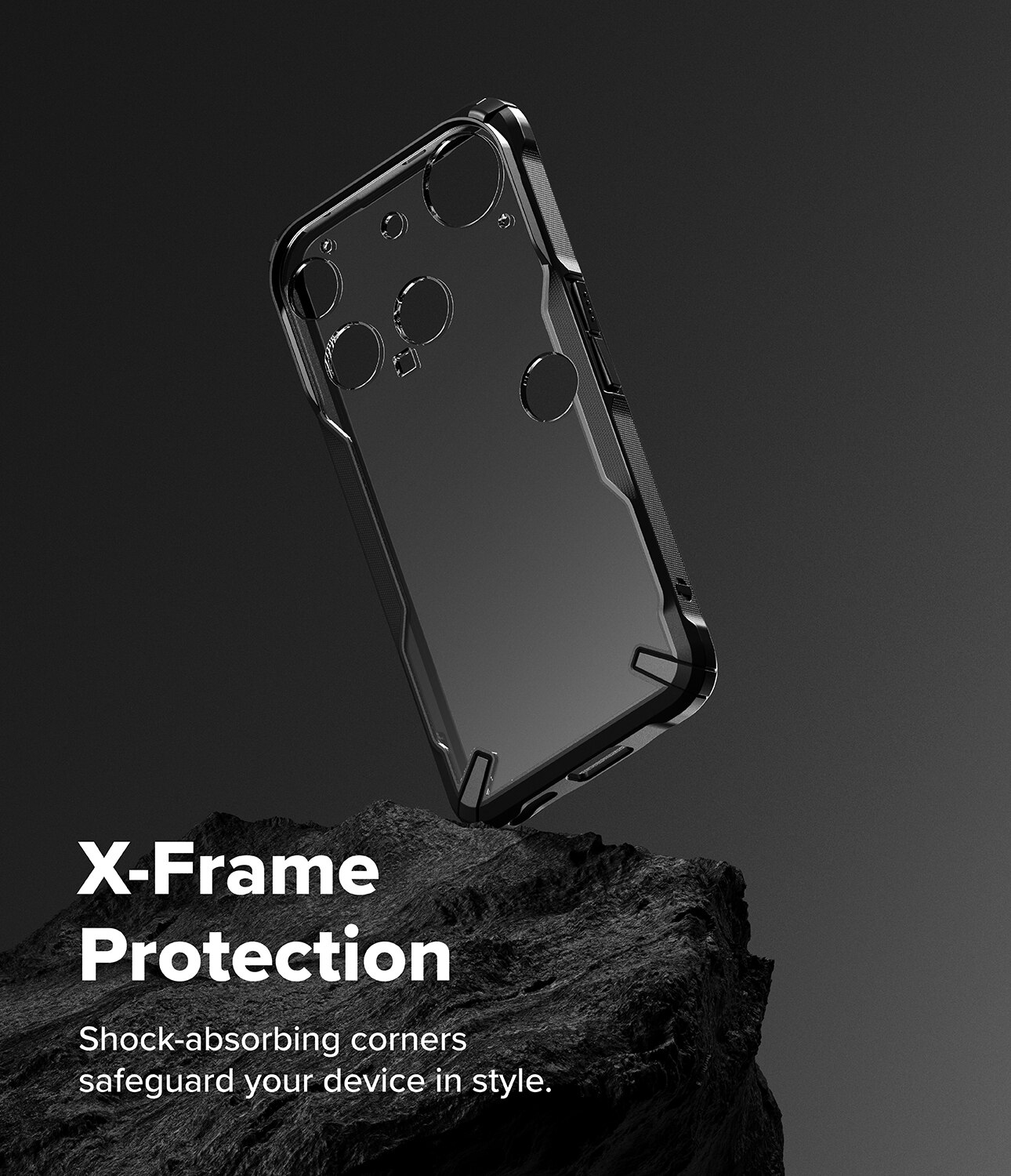 Fusion X Case Nothing Phone 3 Musta