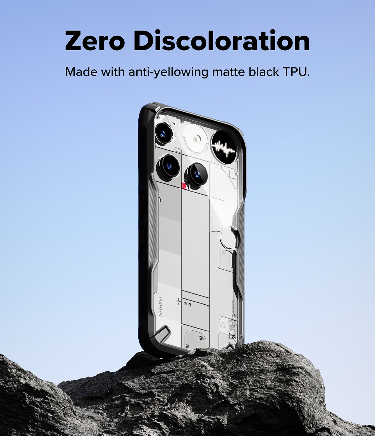 Fusion X Case Nothing Phone 3 Musta