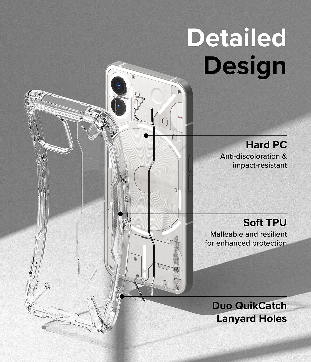 Fusion X Case Nothing Phone 2 Clear