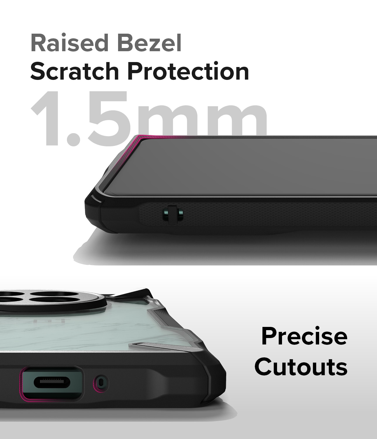 Fusion X Case OnePlus 12 musta