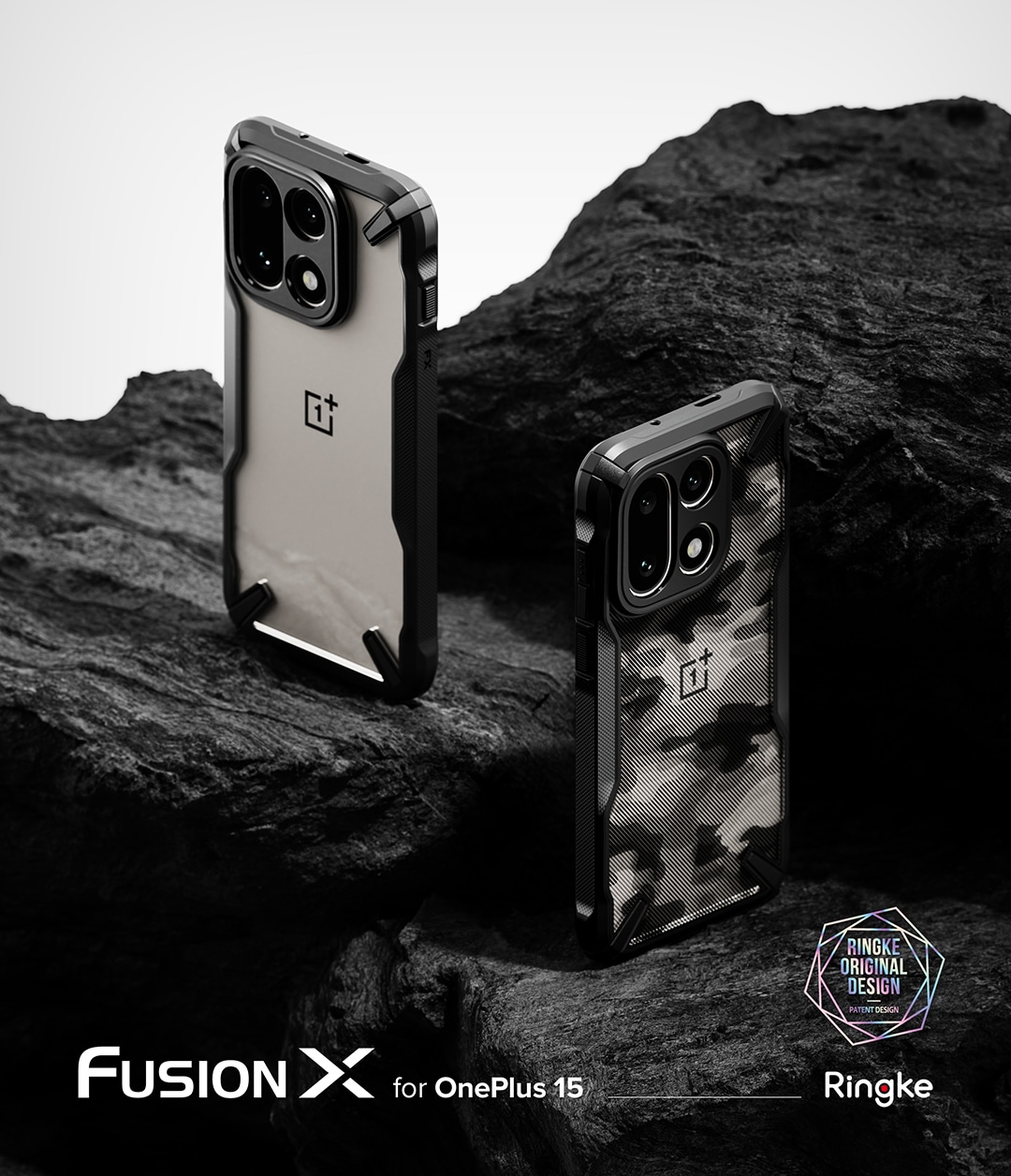Fusion X Case  OnePlus 15 Musta