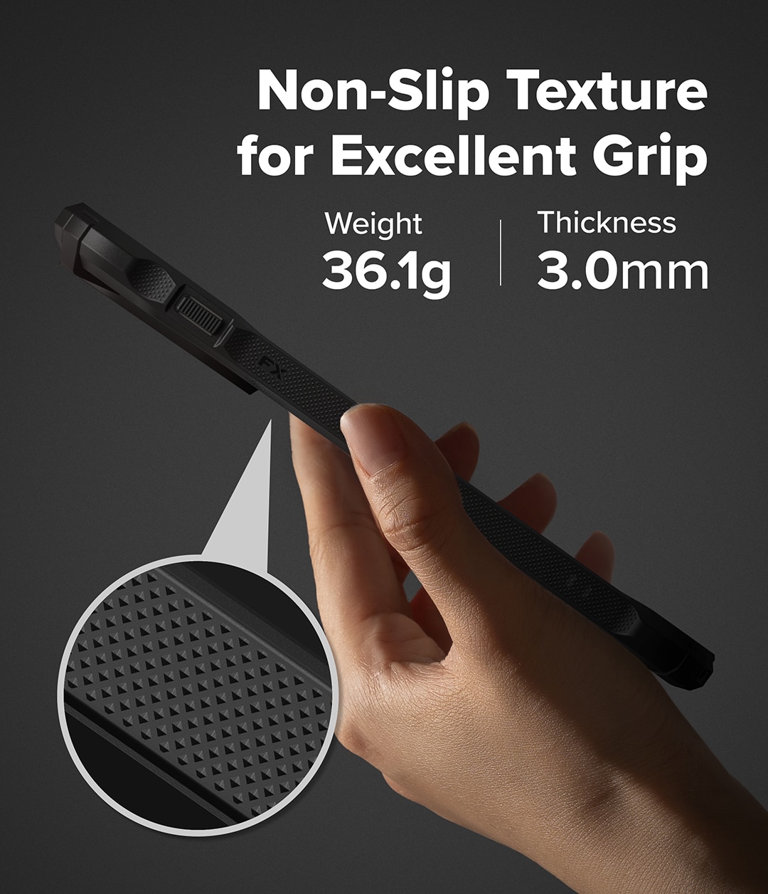 Fusion X Case  OnePlus 15 Musta