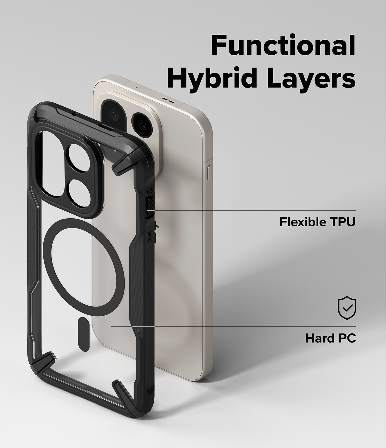 Fusion X Magnetic MagSafe Case  OnePlus 13 Matte Black