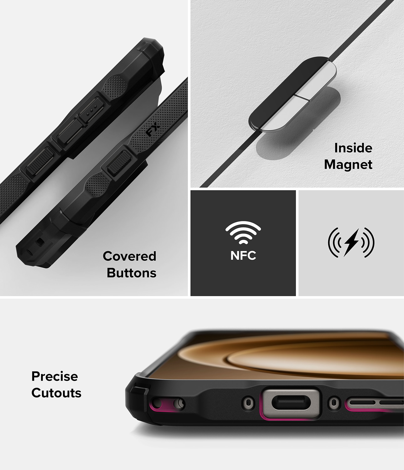 Fusion X Magnetic MagSafe Case  OnePlus 13 Matte Black