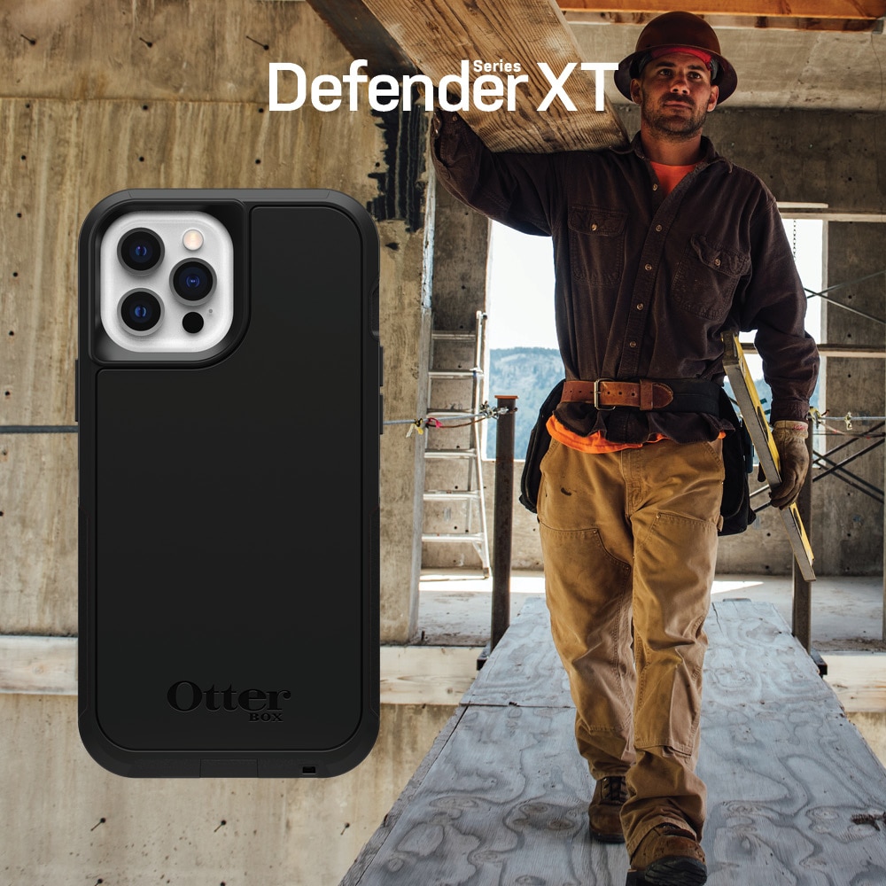 Defender XT MagSafe Kuori iPhone 12/12 Pro musta