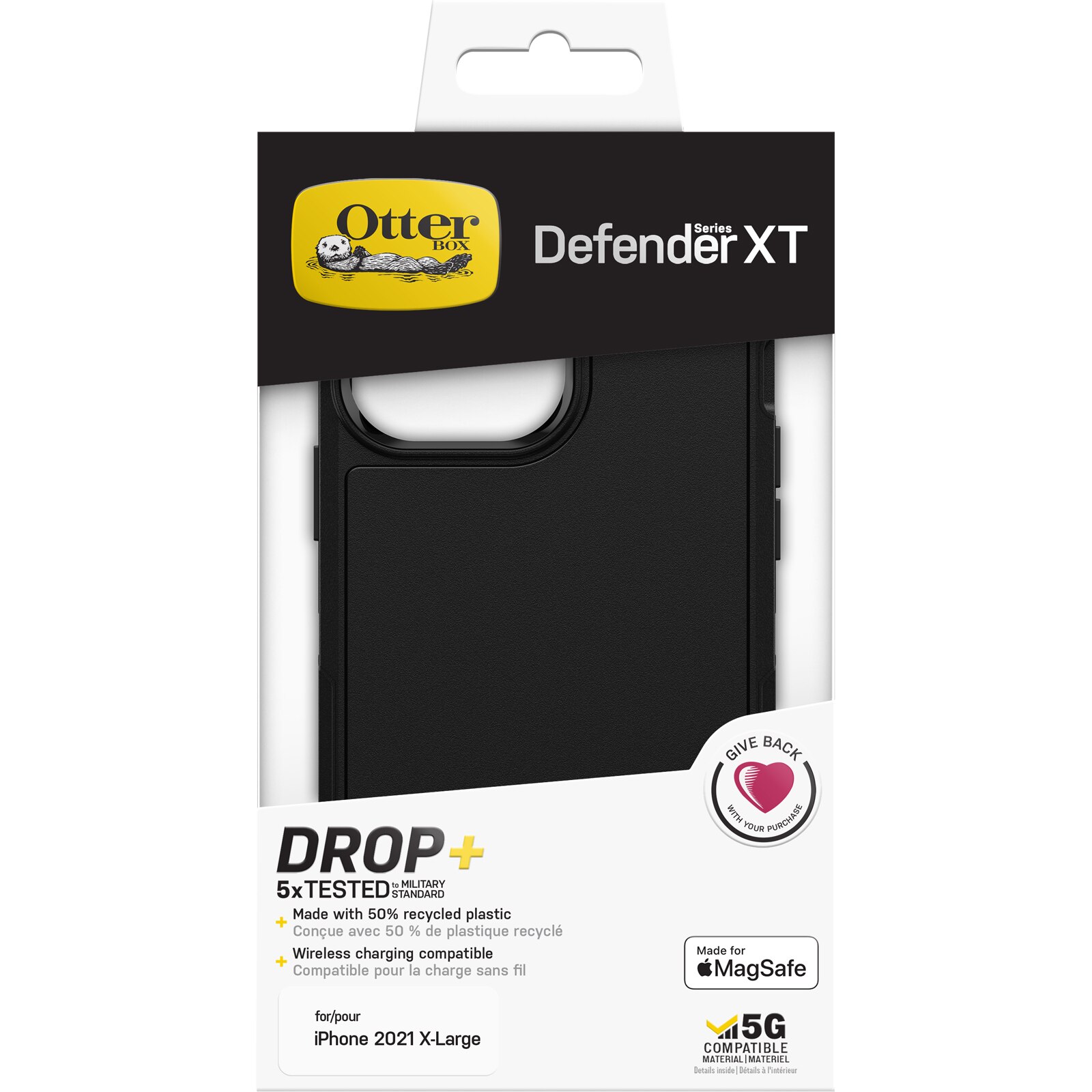Defender XT Kuori iPhone 12 Pro Max musta