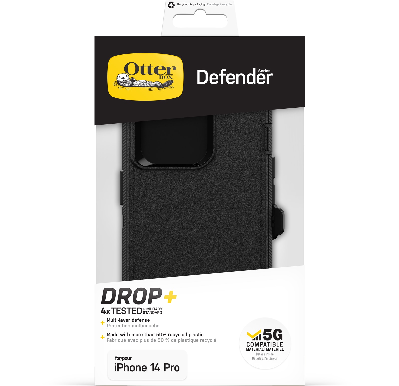 Defender Case iPhone 14 Pro Black