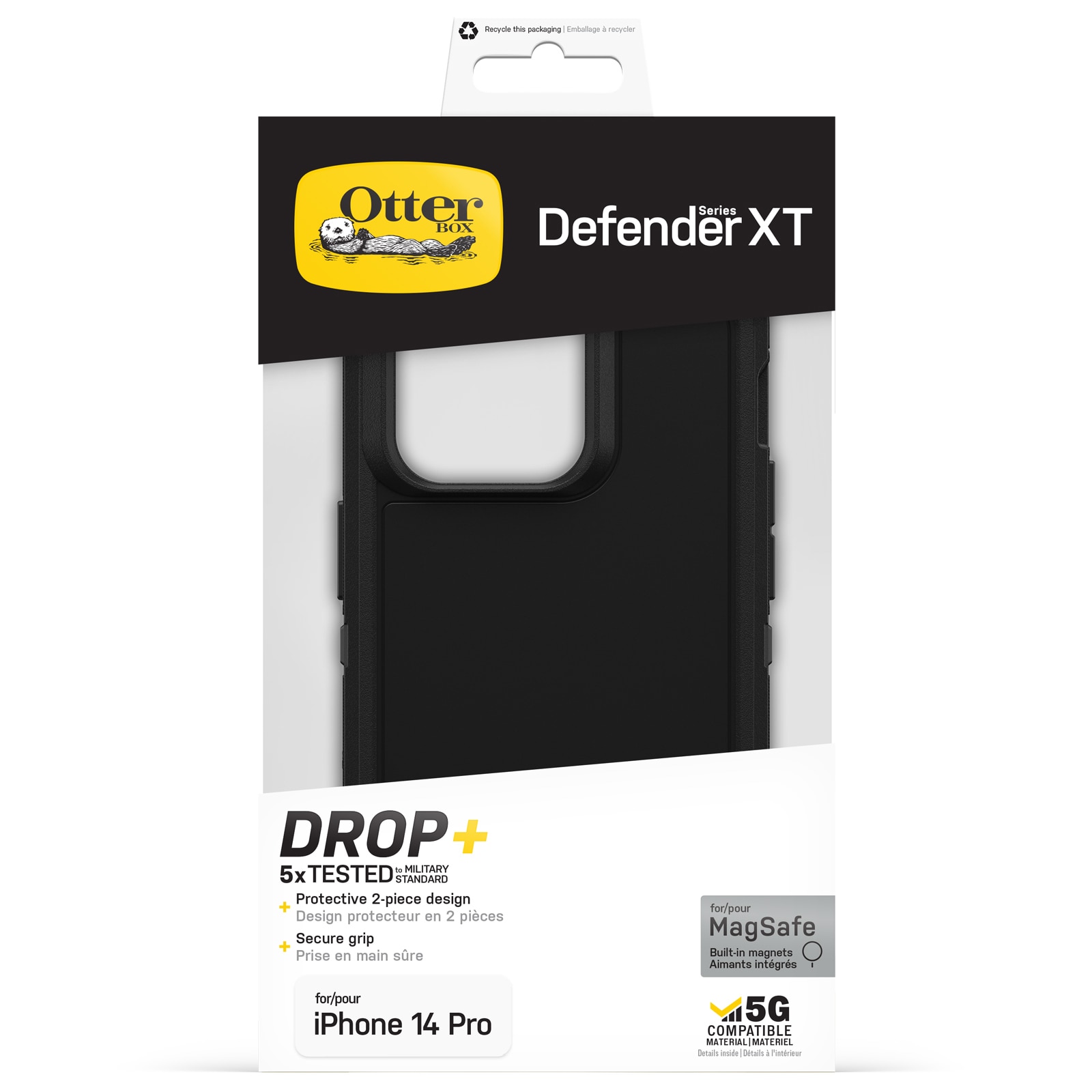 Defender XT Kuori iPhone 14 Pro musta