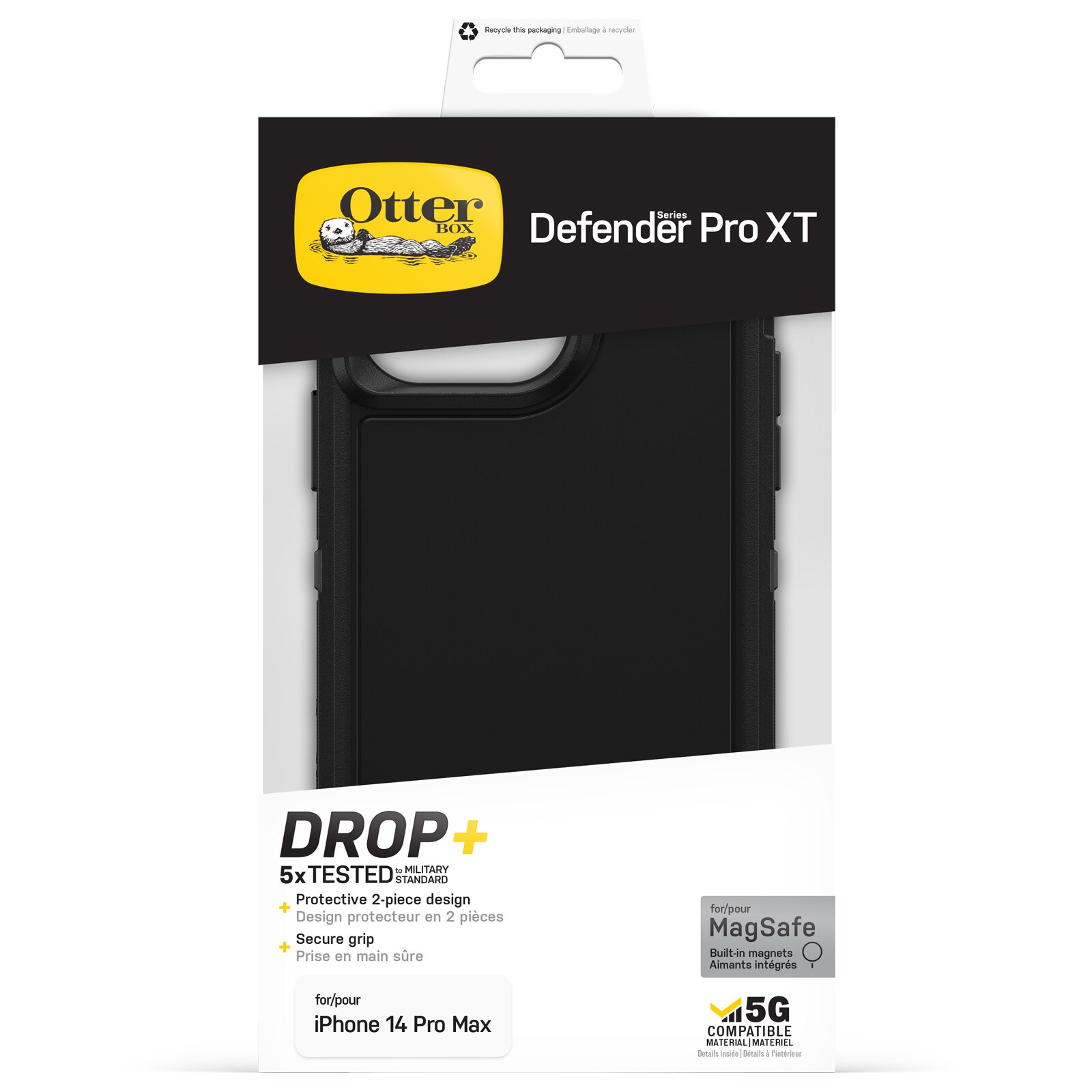 Defender XT Kuori iPhone 14 Pro Max Musta