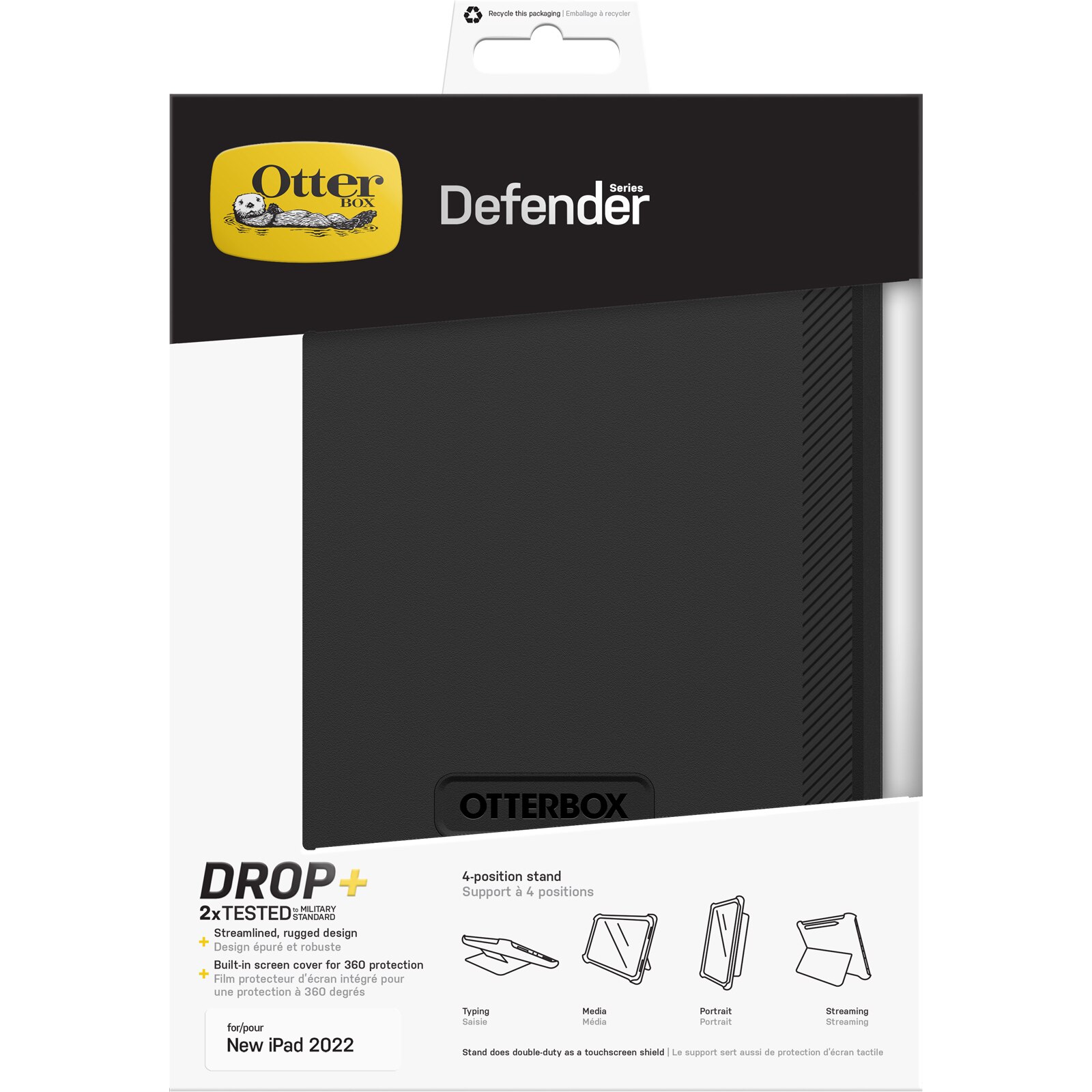 Defender Case iPad 10.9 10th Gen (2022) black