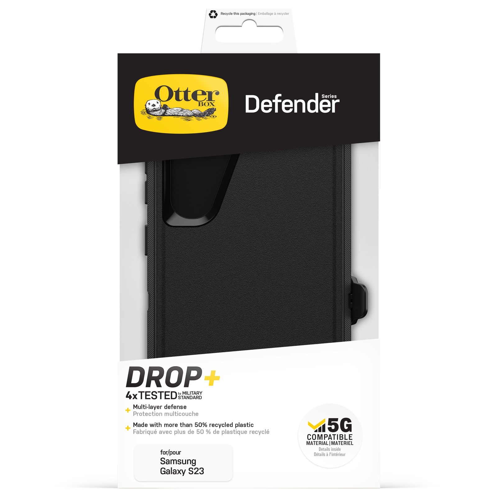 Defender Kuori Samsung Galaxy S23 Musta