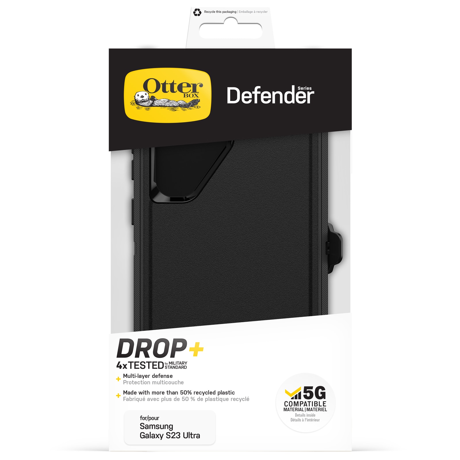Defender Kuori Samsung Galaxy S23 Ultra Musta