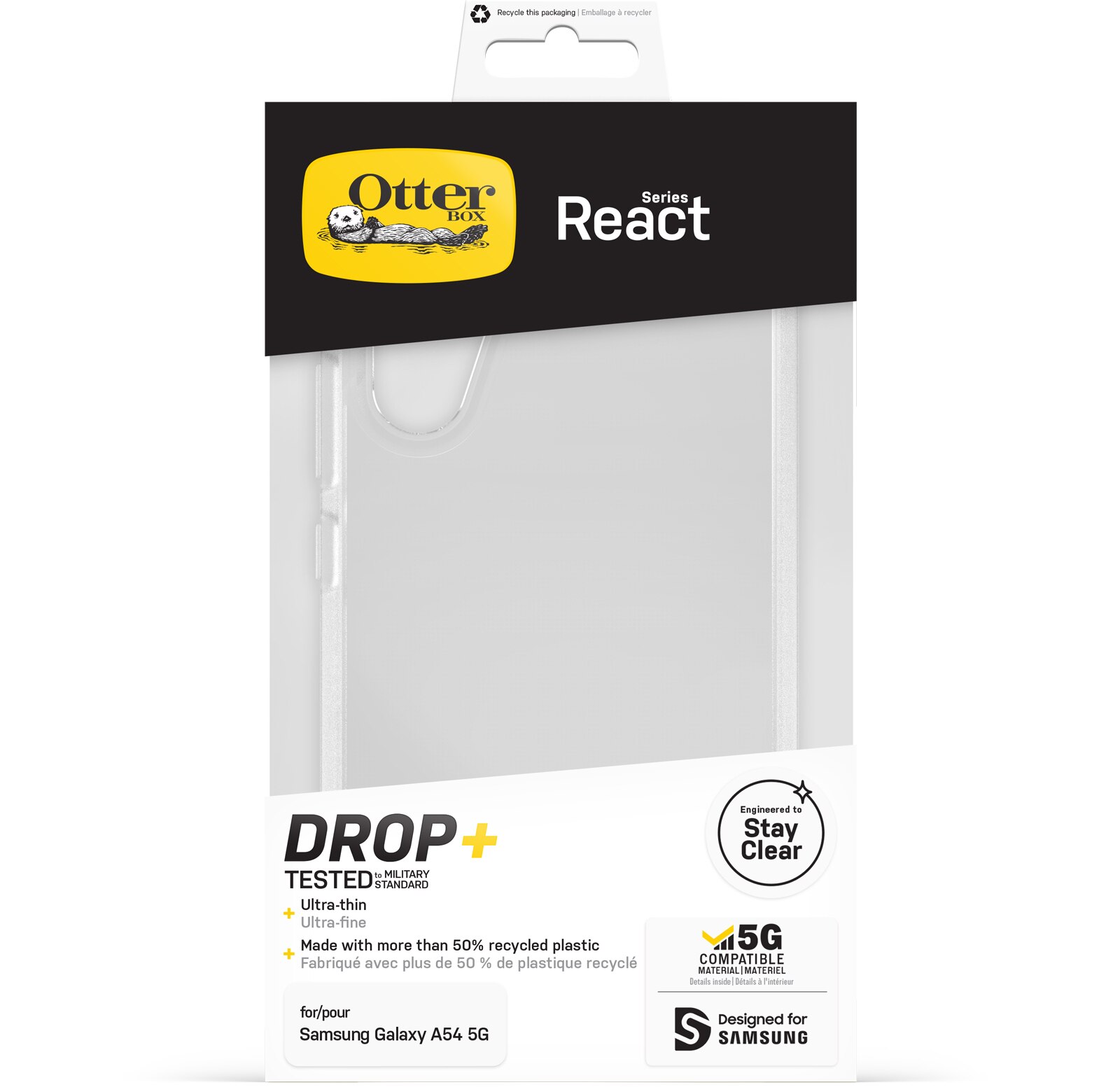 React Kuori Samsung Galaxy A54 Kirkas