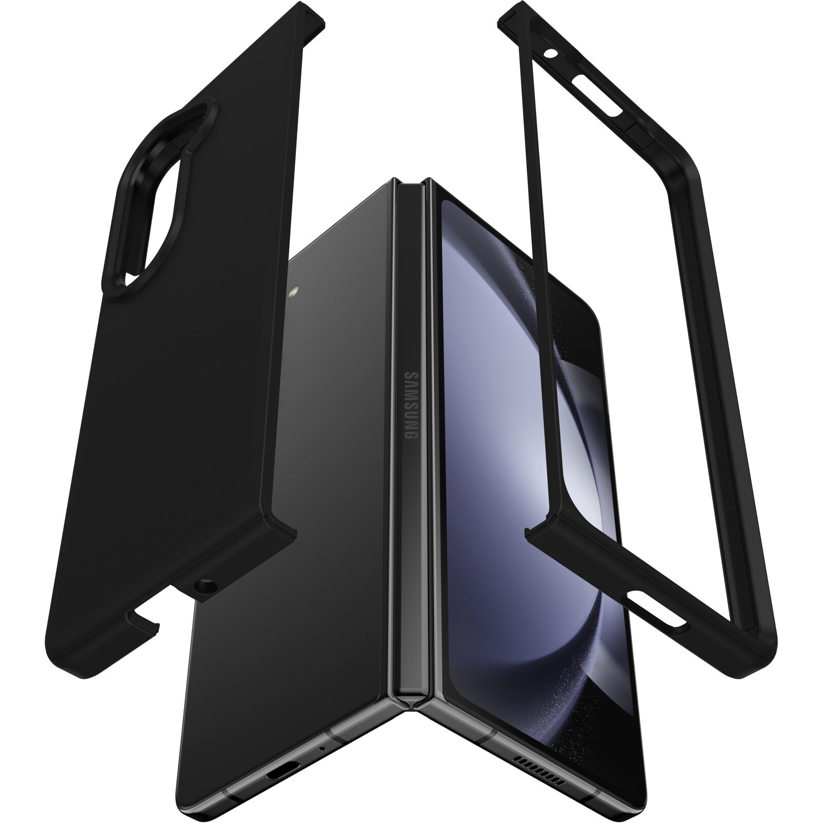 Thin Flex Kuori Samsung Galaxy Fold 5 musta