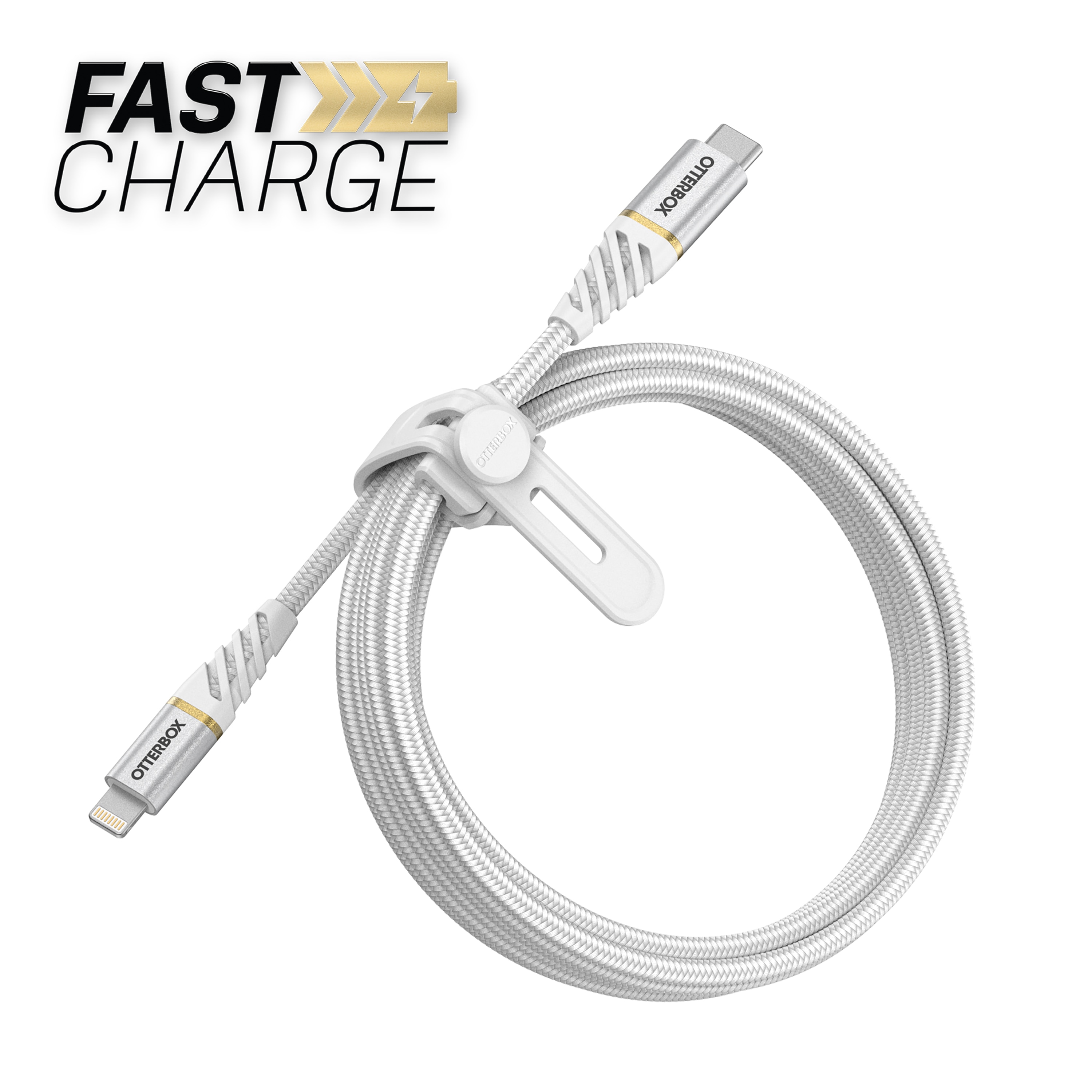 USB-C -> Lightning Kaapeli 1m Premium Fast Charge valkoinen