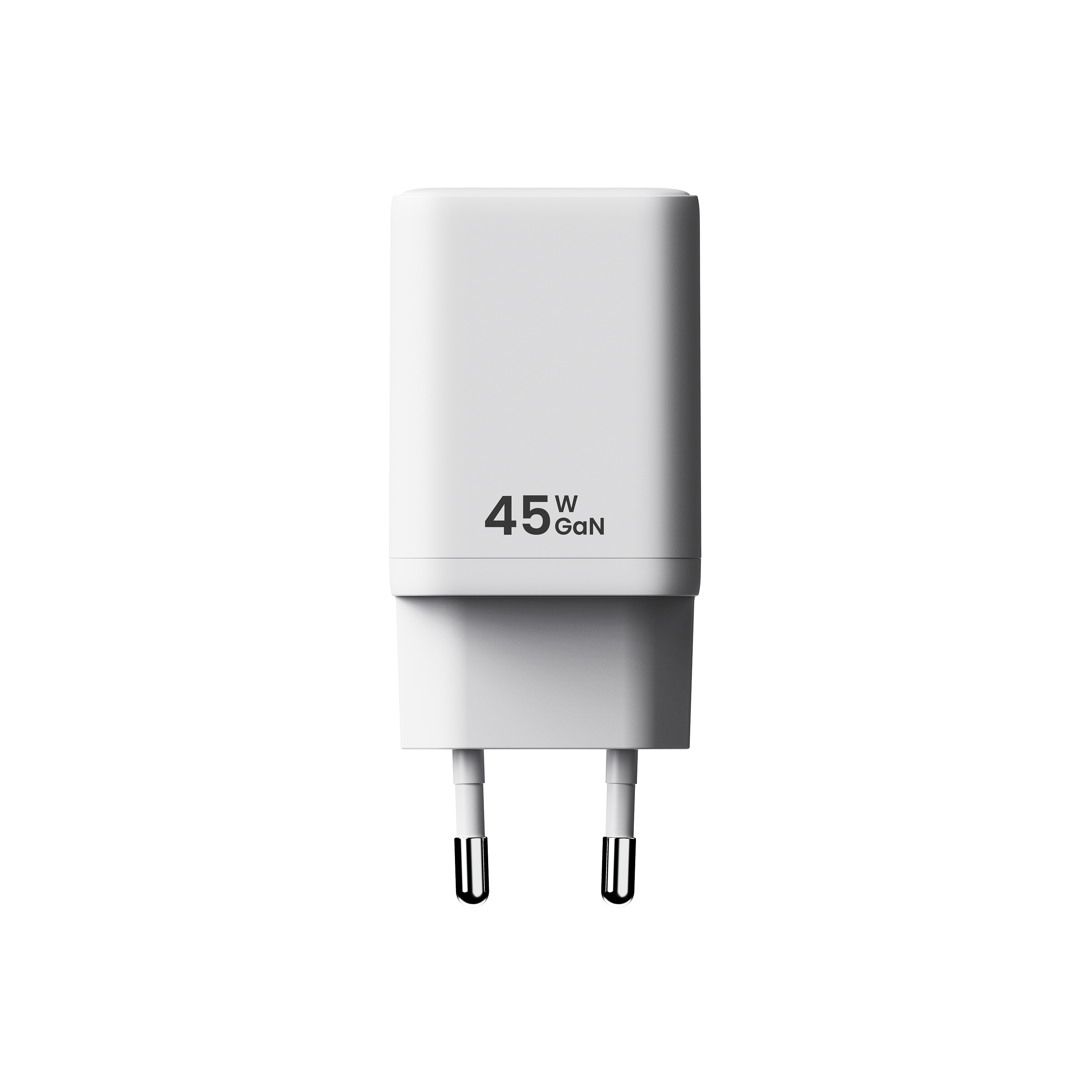 P2 Seinälaturi 45W 2 x USB-C Valkoinen
