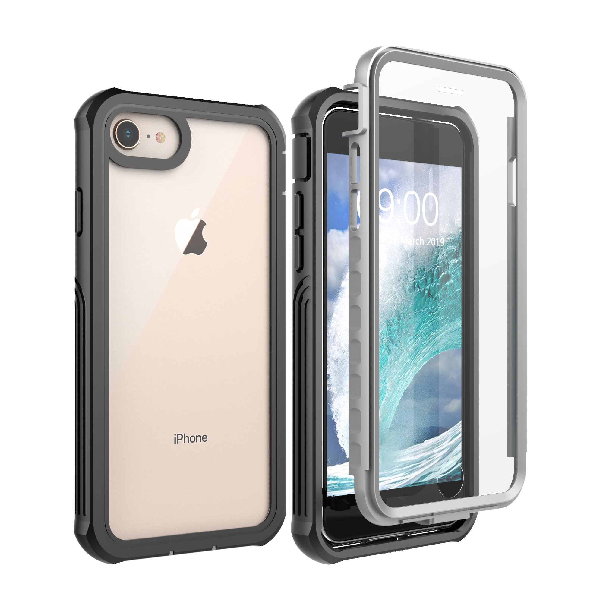Premium Full Protection Case iPhone 7/8/SE Black