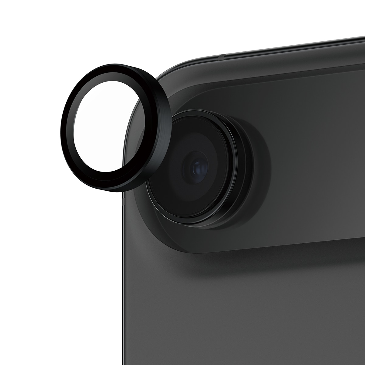 iPhone Air Hoops Camera Lens Protector Musta