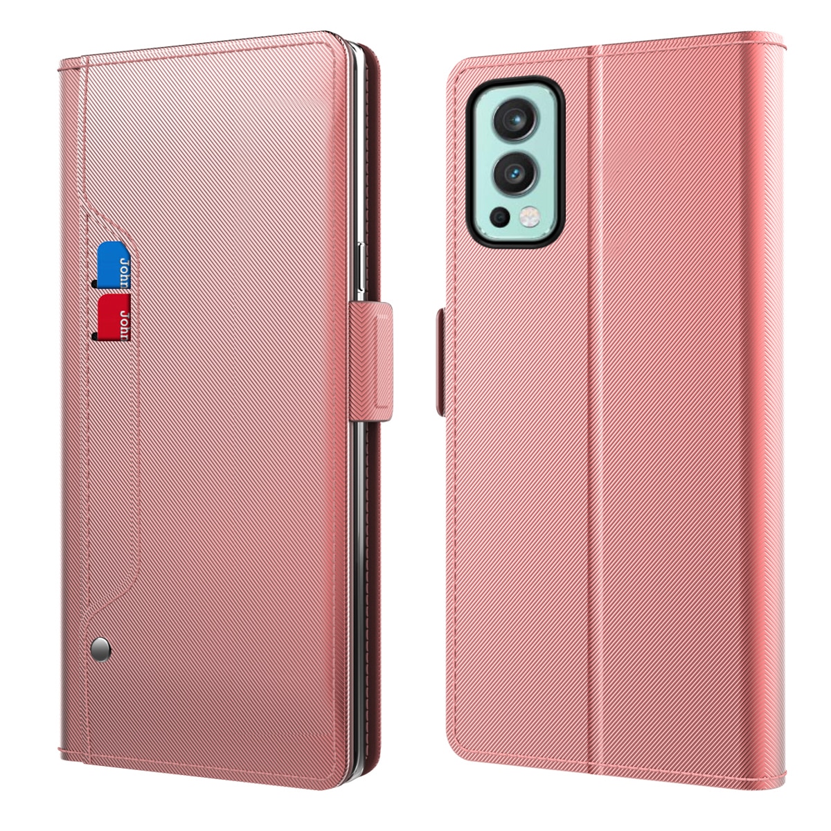 Suojakotelo Peili OnePlus Nord 2 5G Vaaleanpunainen