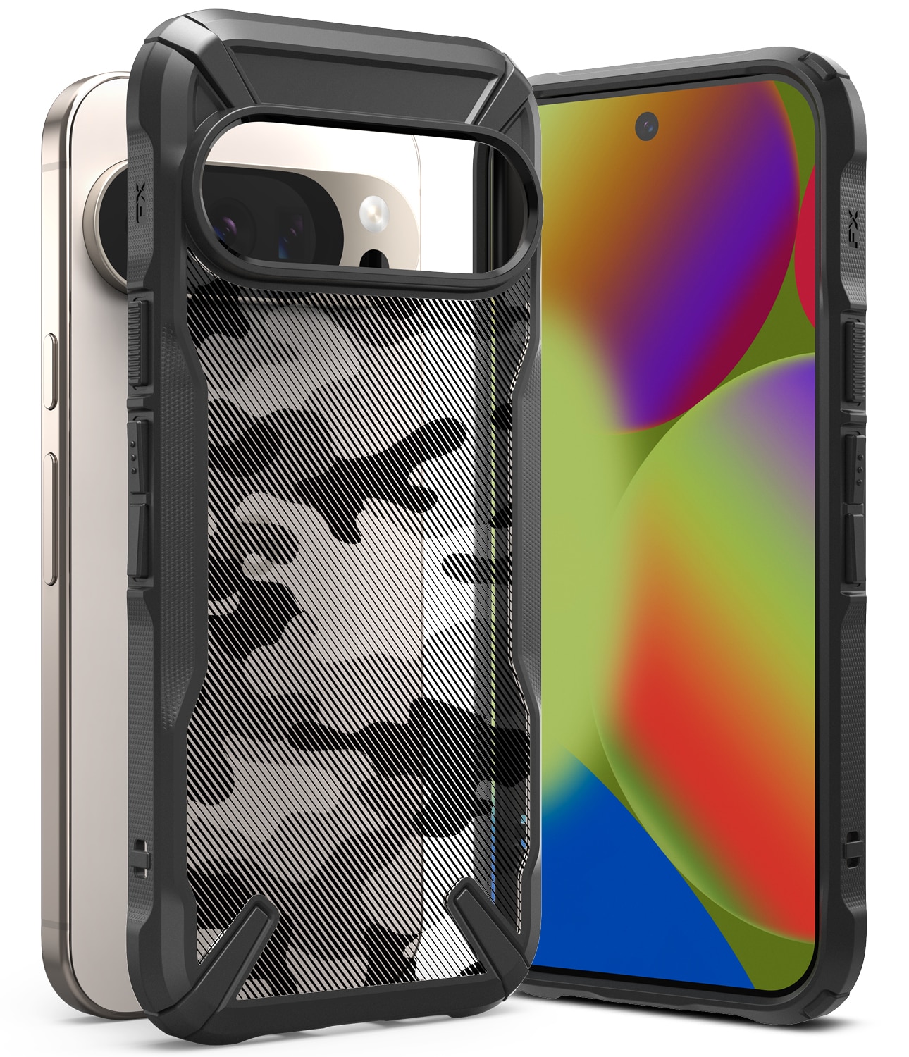 Fusion X Case Google Pixel 10 Pro Camo Black