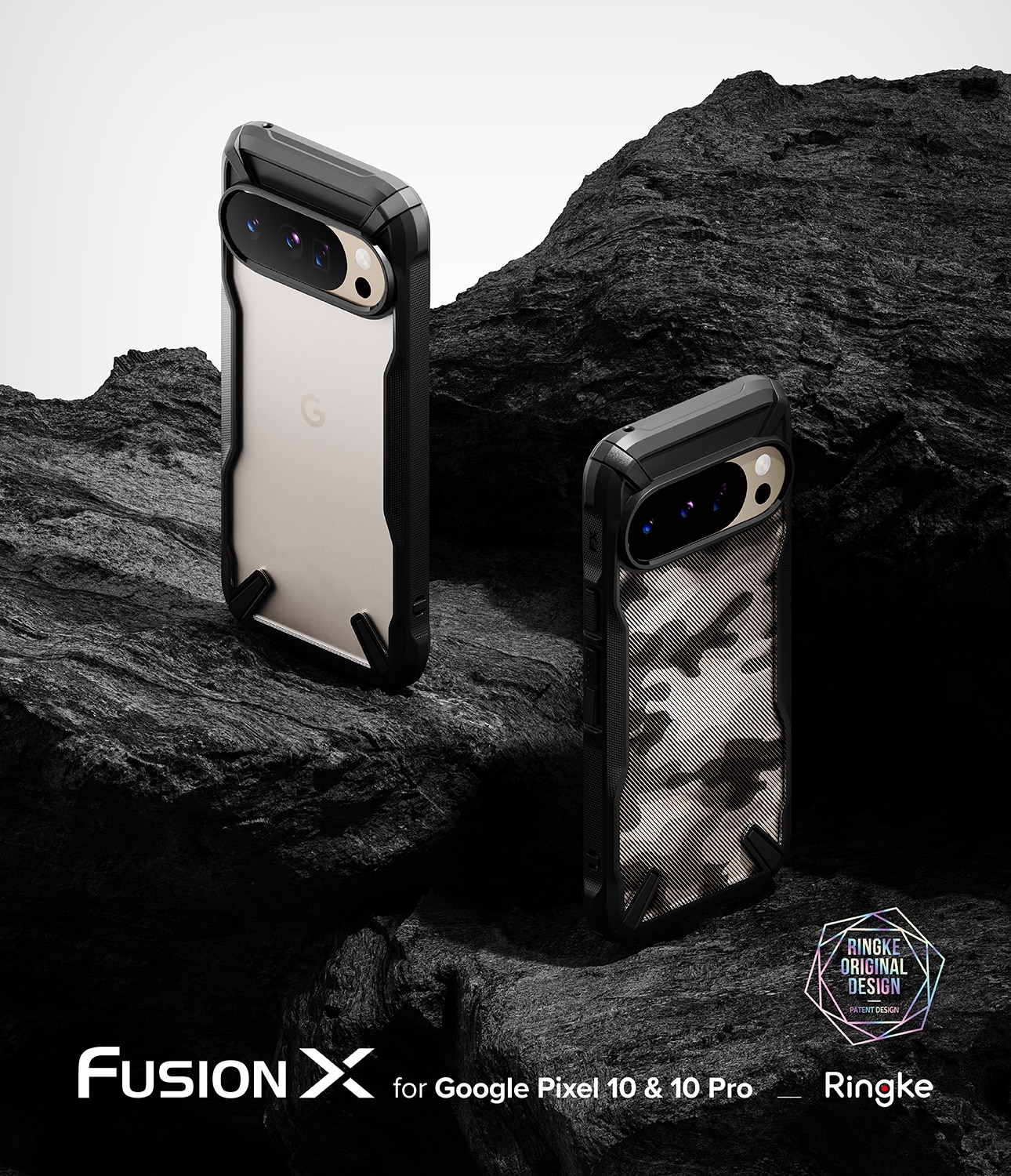 Fusion X Case Google Pixel 10 Pro Camo Black