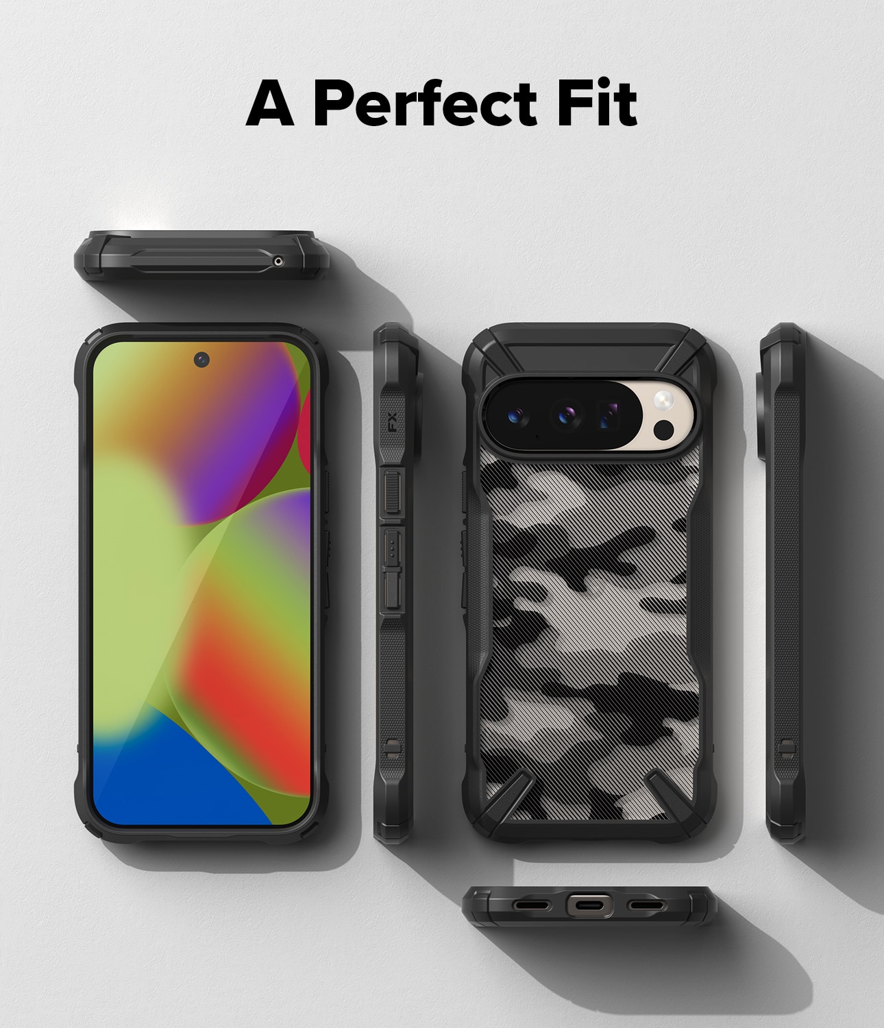 Fusion X Case Google Pixel 10 Pro Camo Black