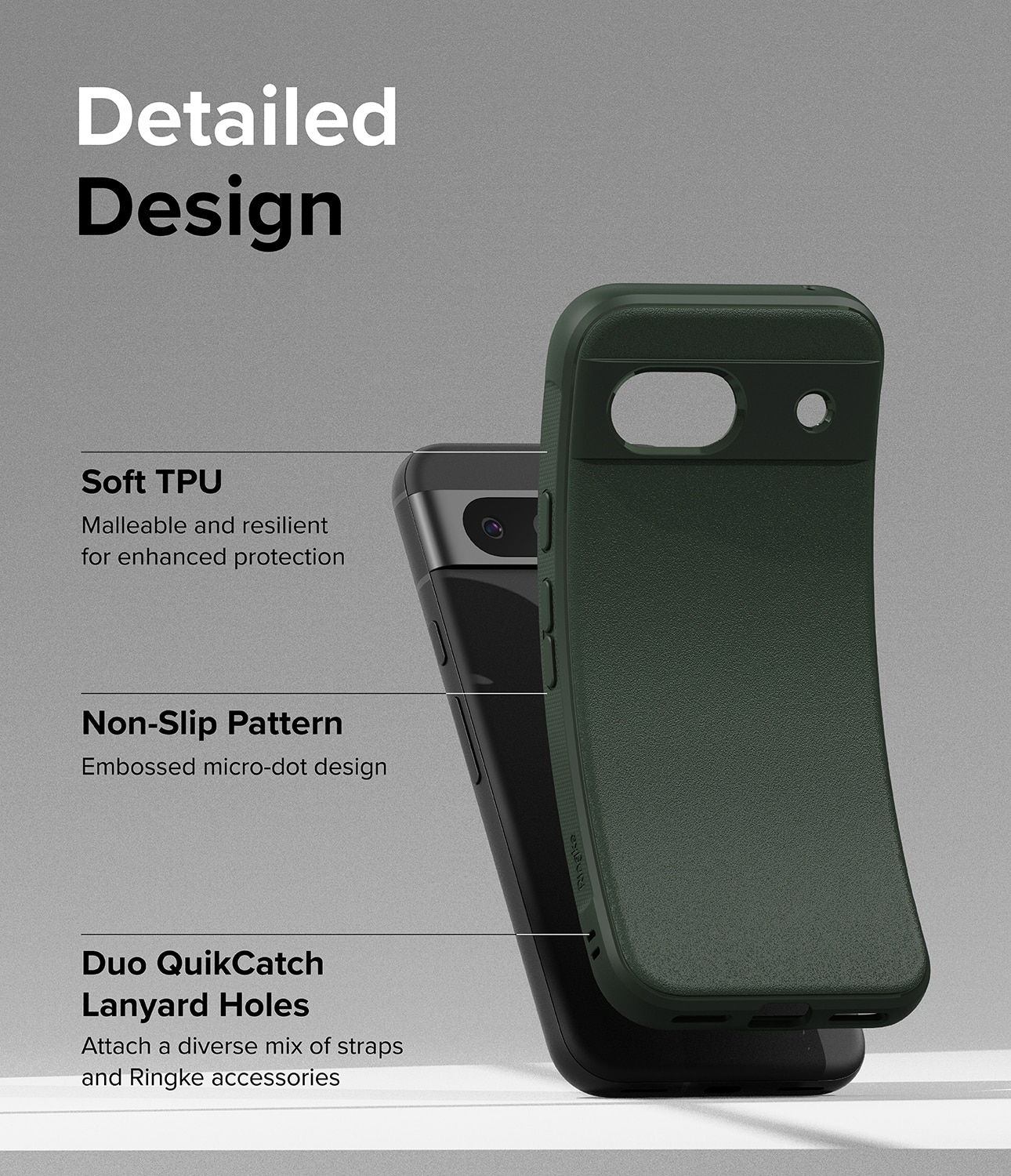 Onyx Case Google Pixel 8a Dark Green