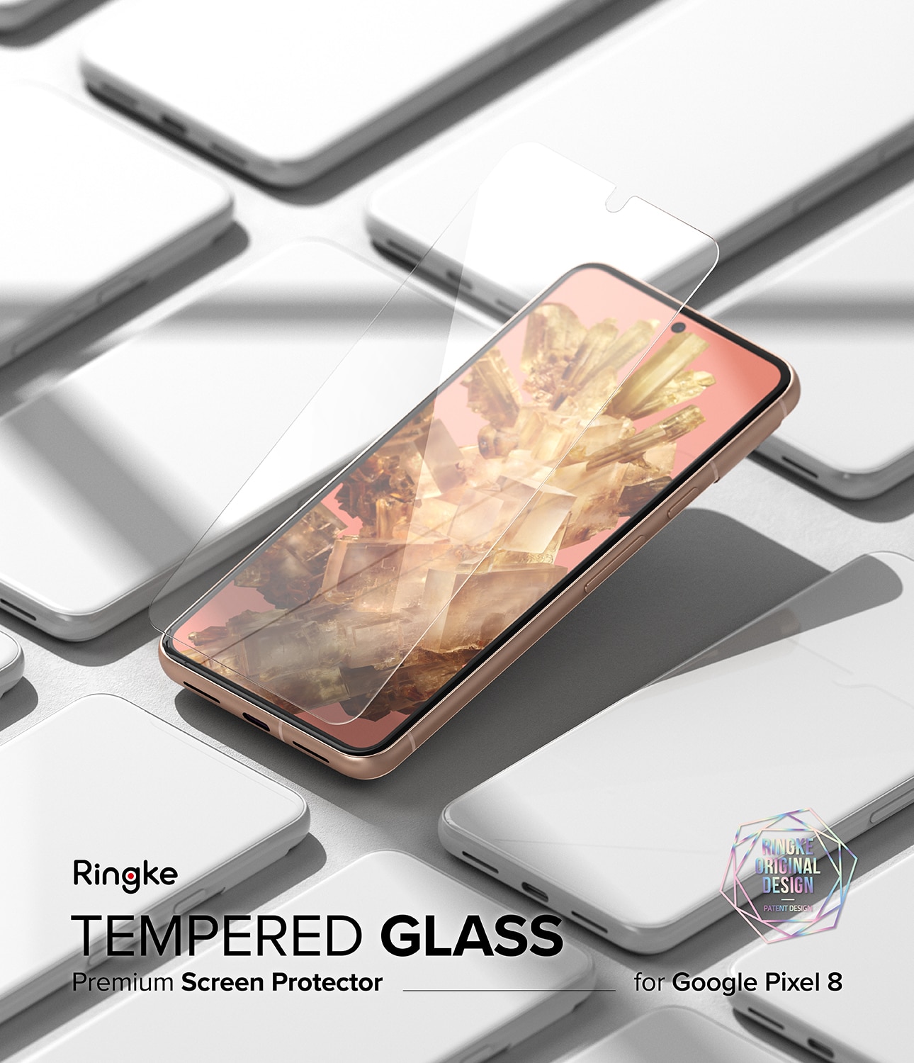 Screen Protector Glass Google Pixel 8 (2-pack)