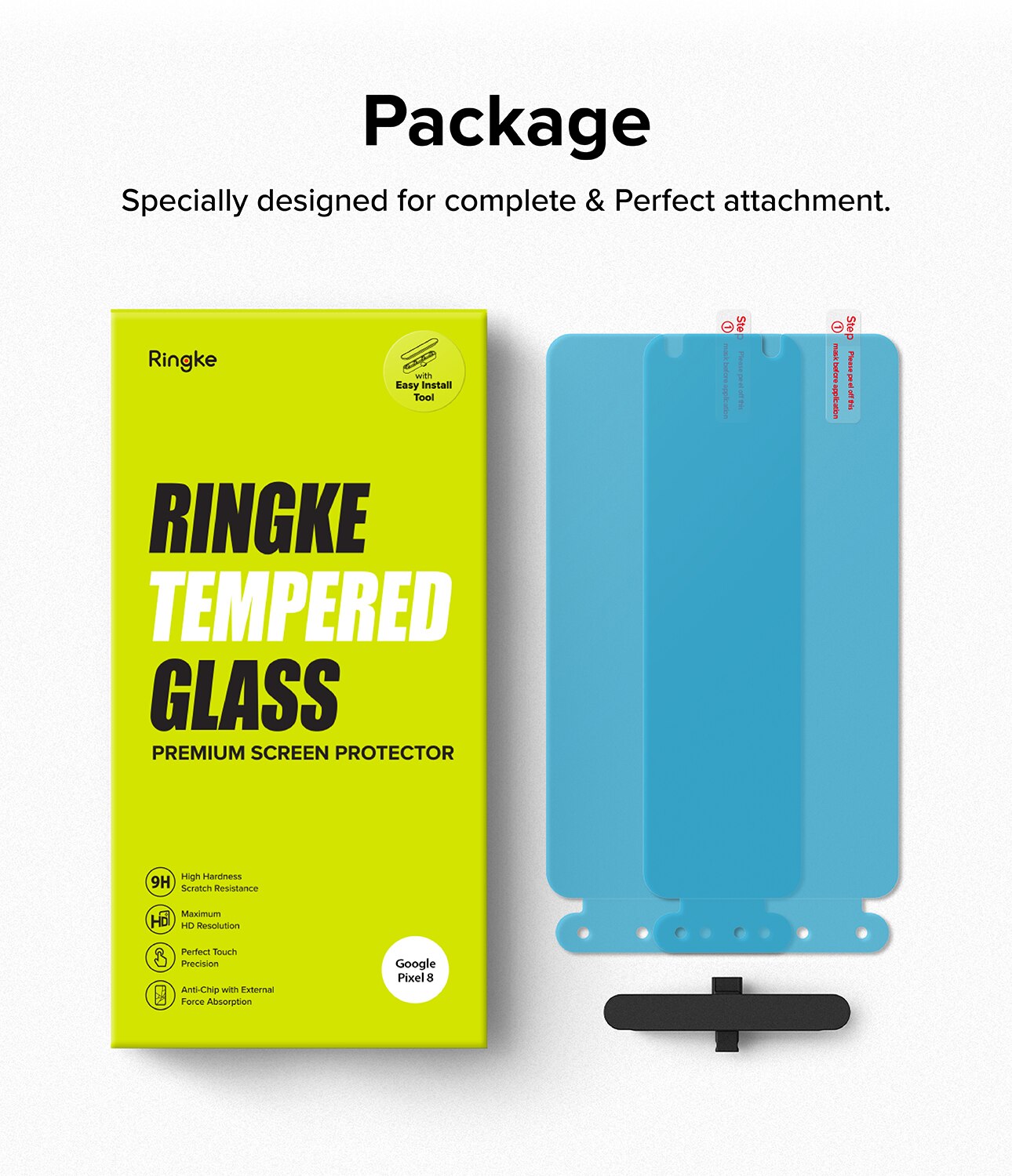 Screen Protector Glass Google Pixel 8 (2-pack)