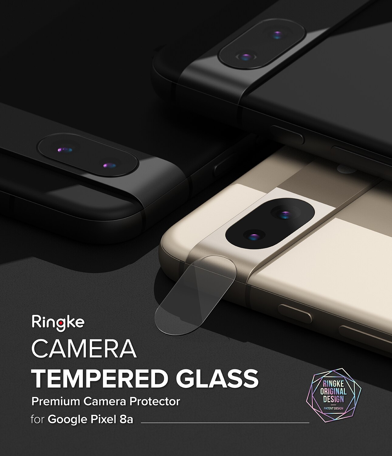 Camera Protector Glass Google Pixel 8a (3-pack)