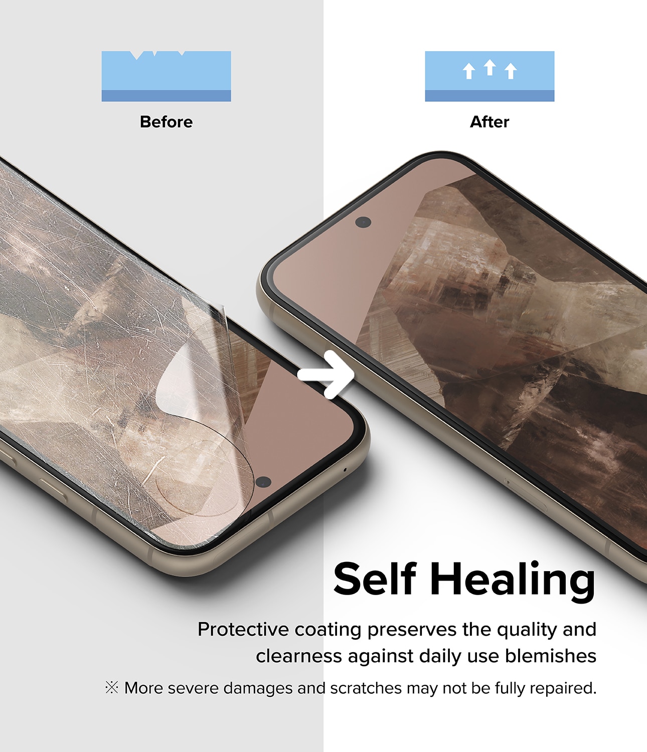 Dual Easy Screen Protector (2-pack) Google Pixel 8a
