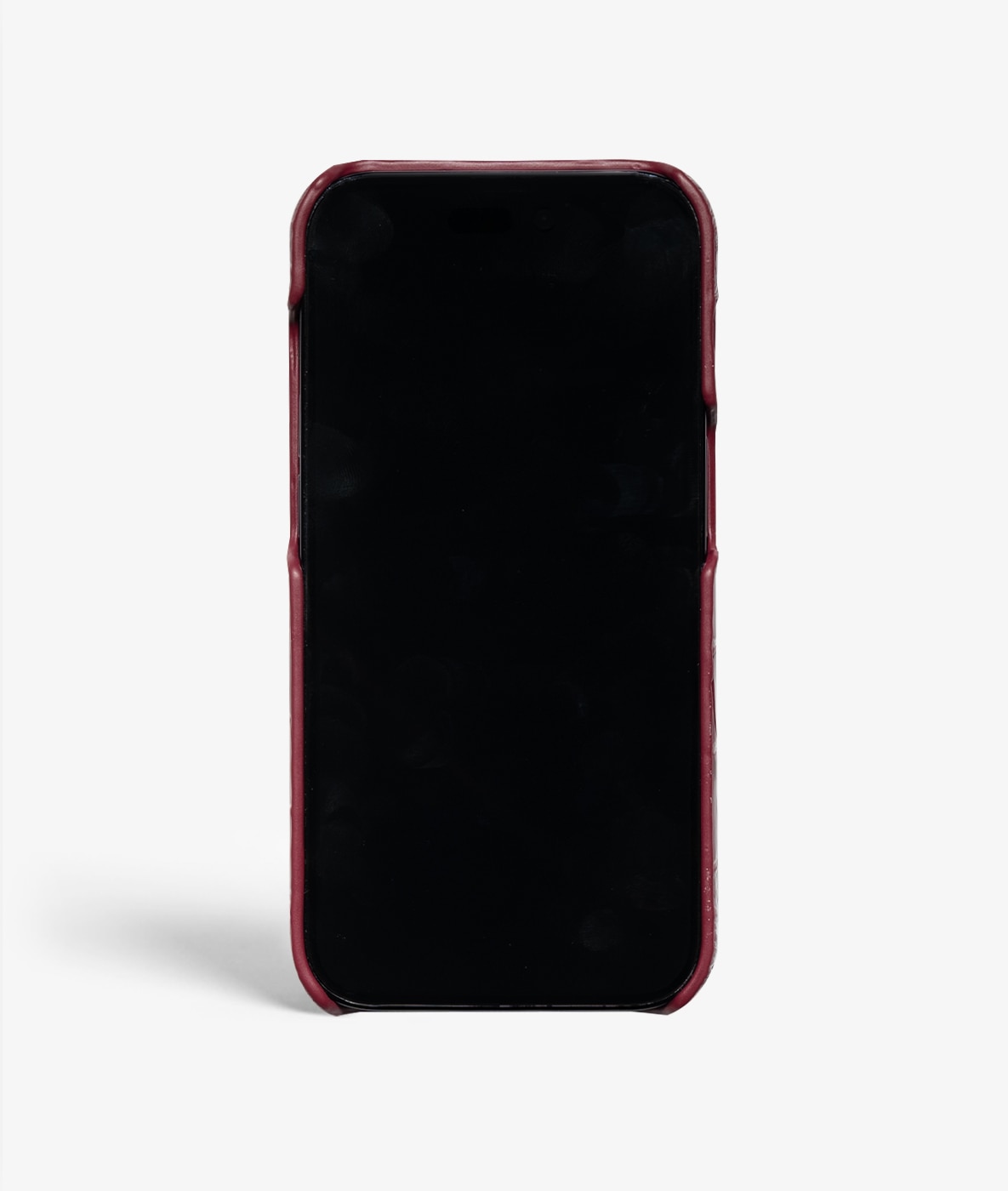 Kuori iPhone 14 Pro Max Croco Lava Red