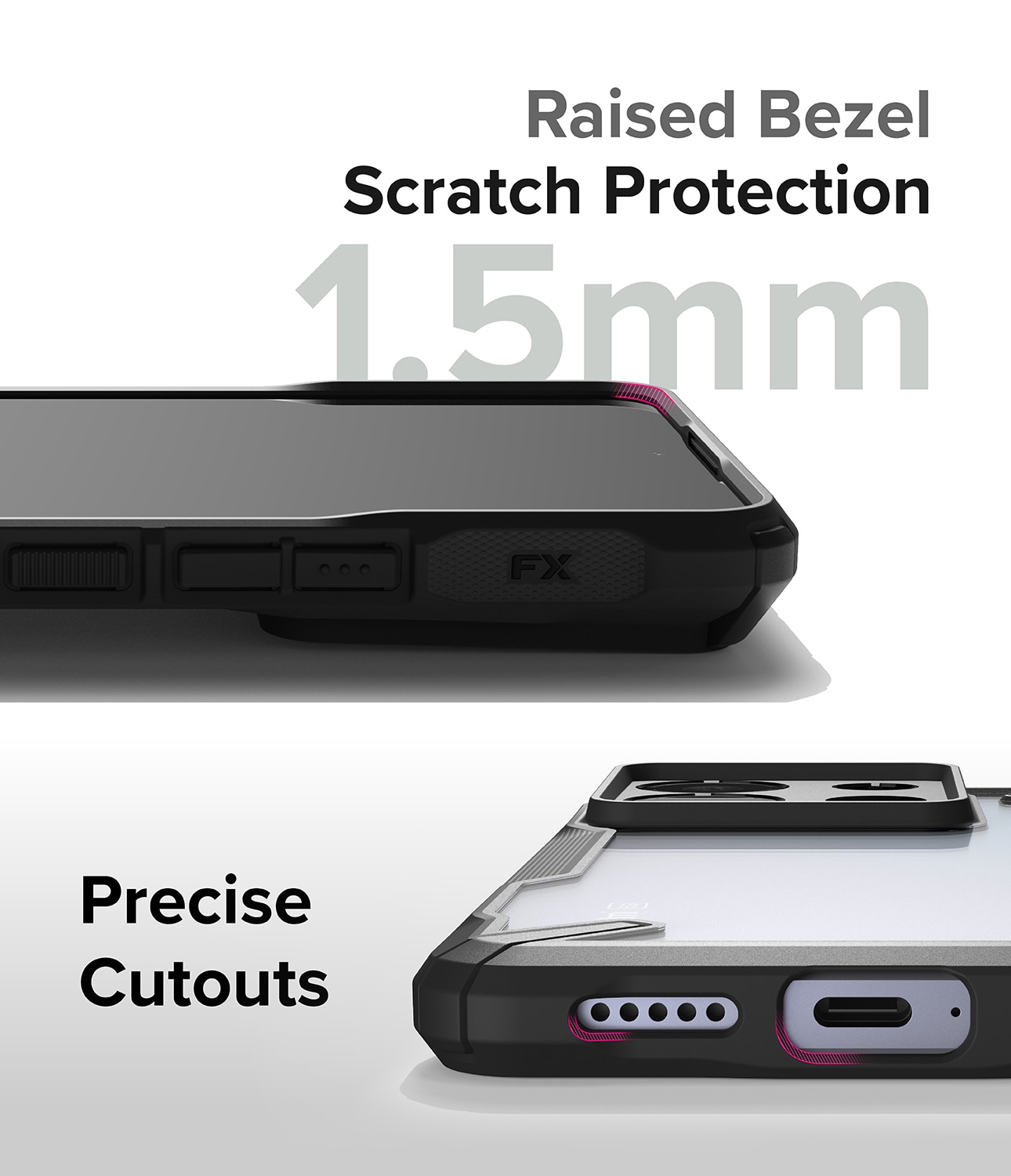 Fusion X Case Xiaomi Redmi Note 13 Pro musta
