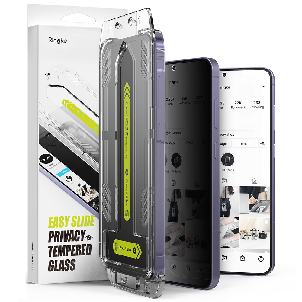 Easy Slide Privacy Glass (2-pack) Samsung Galaxy S24