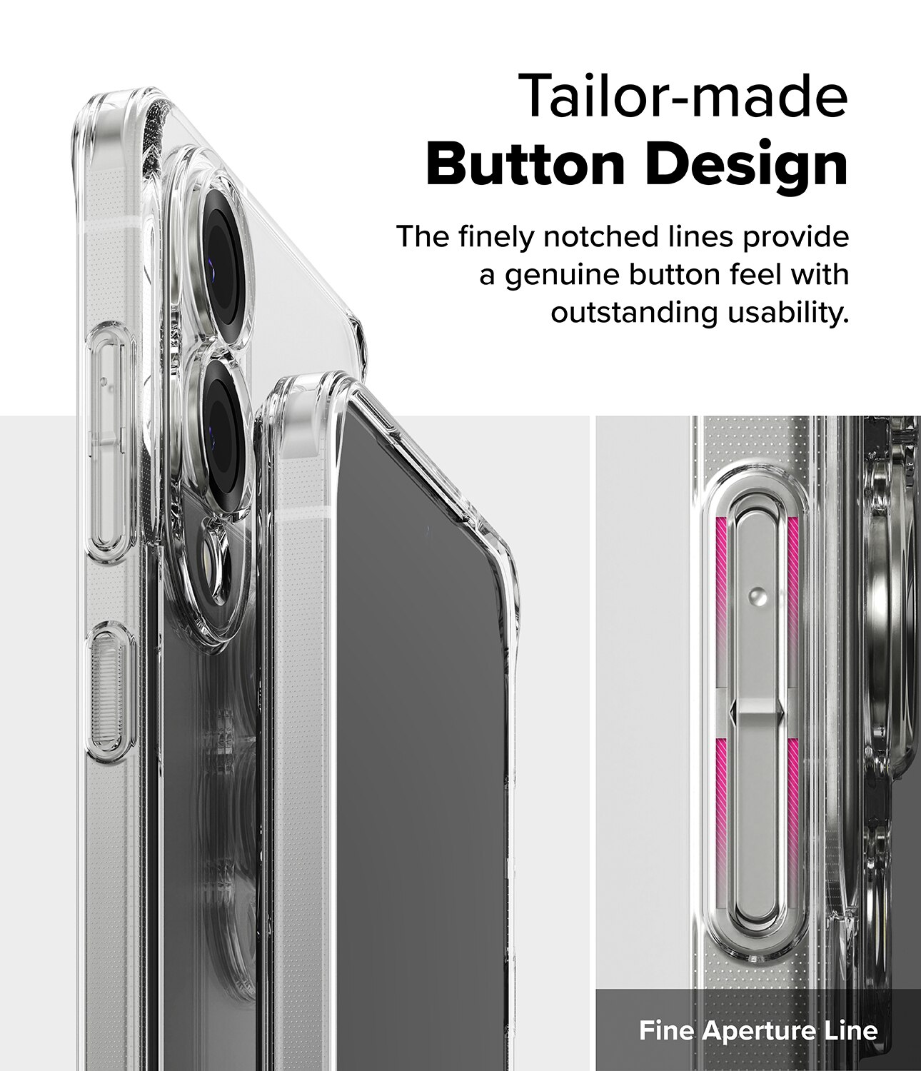 Fusion Case Samsung Galaxy S25 Edge Clear