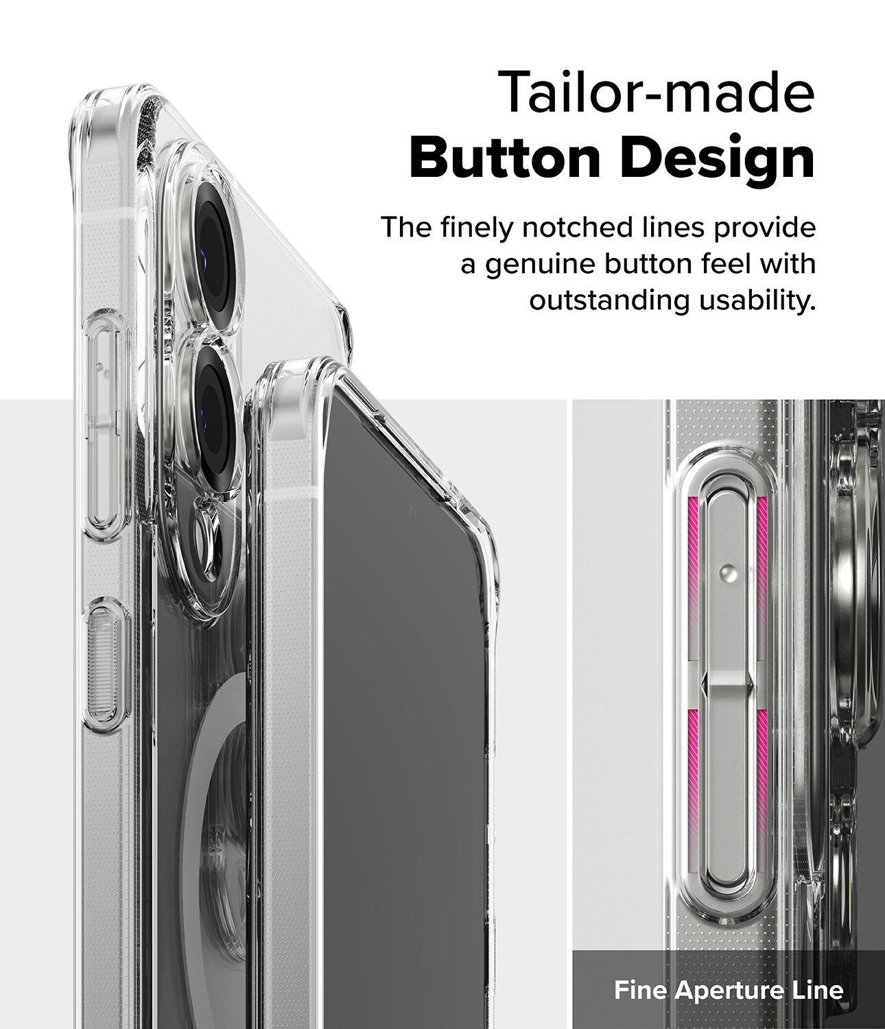 Fusion Magnetic Case Samsung Galaxy S25 Edge Clear