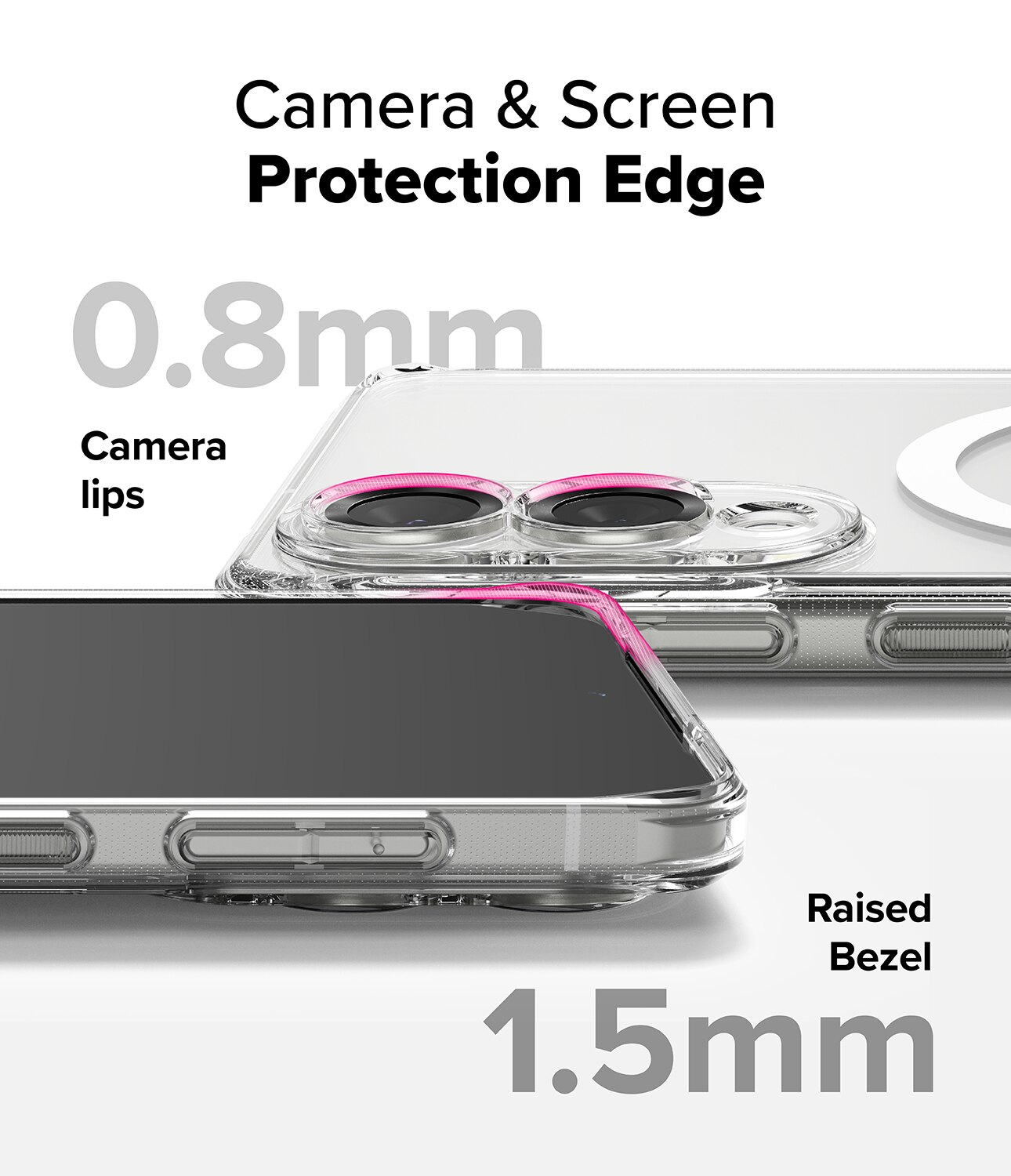 Fusion Magnetic Case Samsung Galaxy S25 Edge Clear