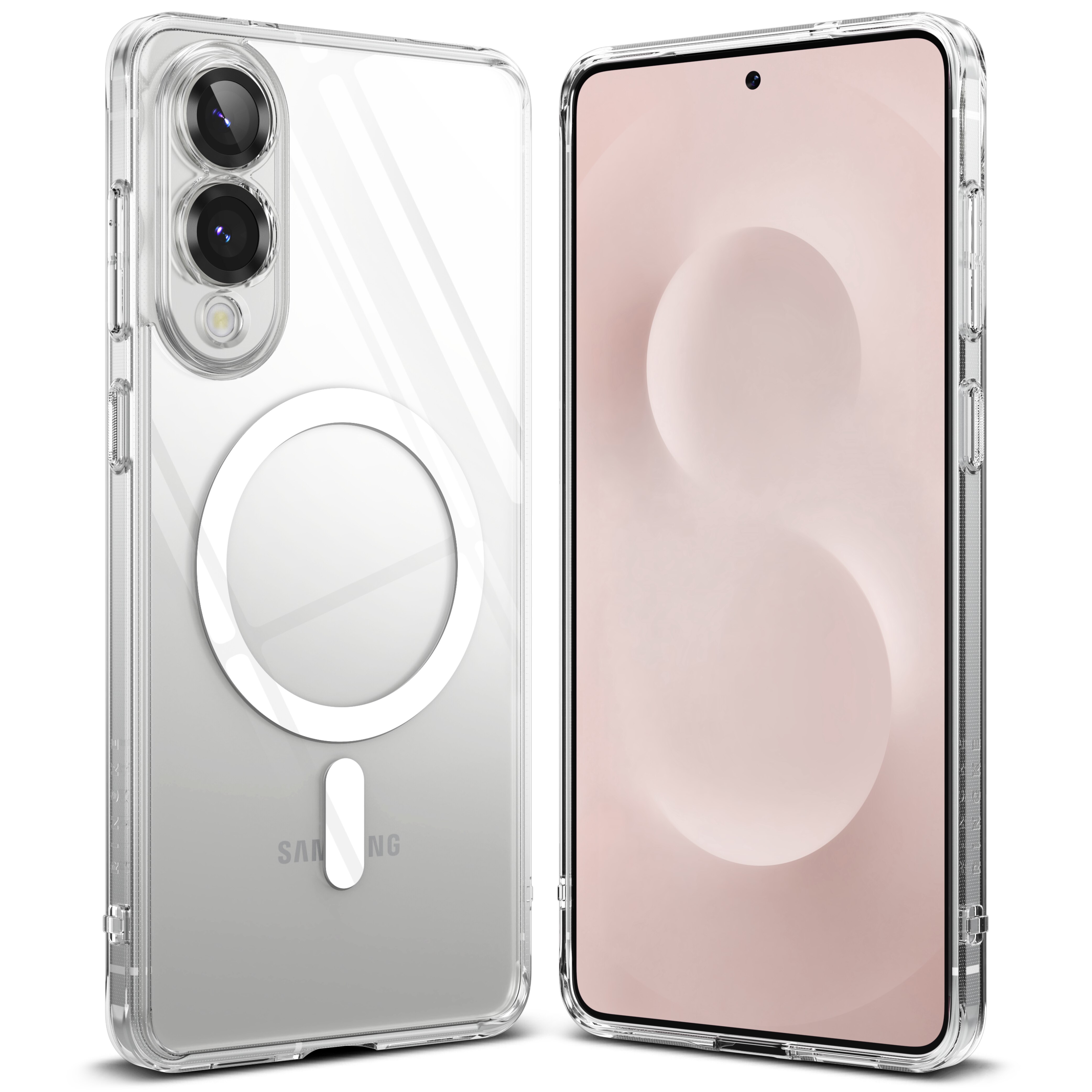 Fusion Magnetic Case Samsung Galaxy S25 Edge Clear